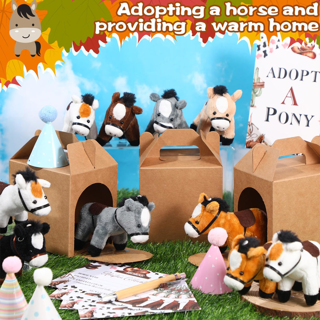 Cinnvoice 73 Pcs Adopt a Horse Party Favors Supplies