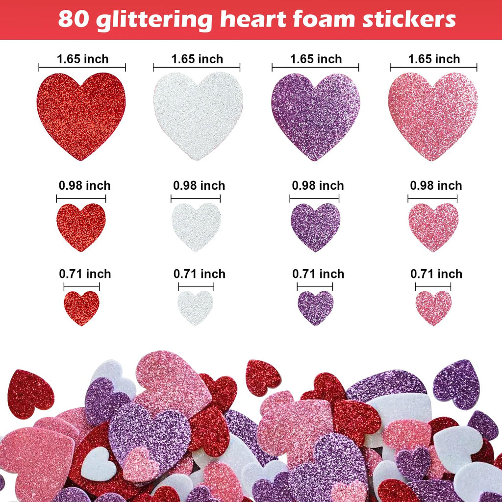 200-Piece Valentine’s Day Craft Set