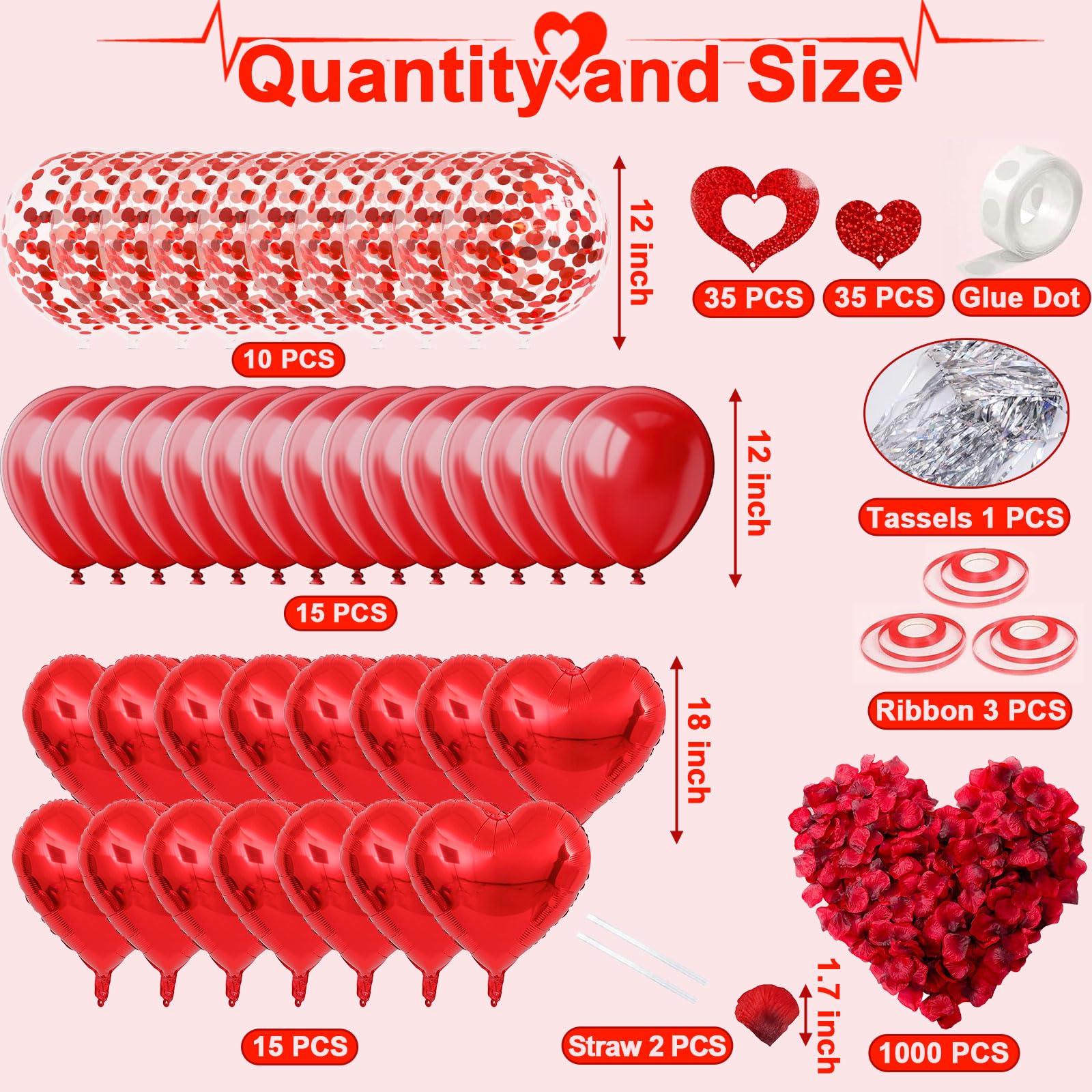 Valentine’s Day Balloon Decoration Set