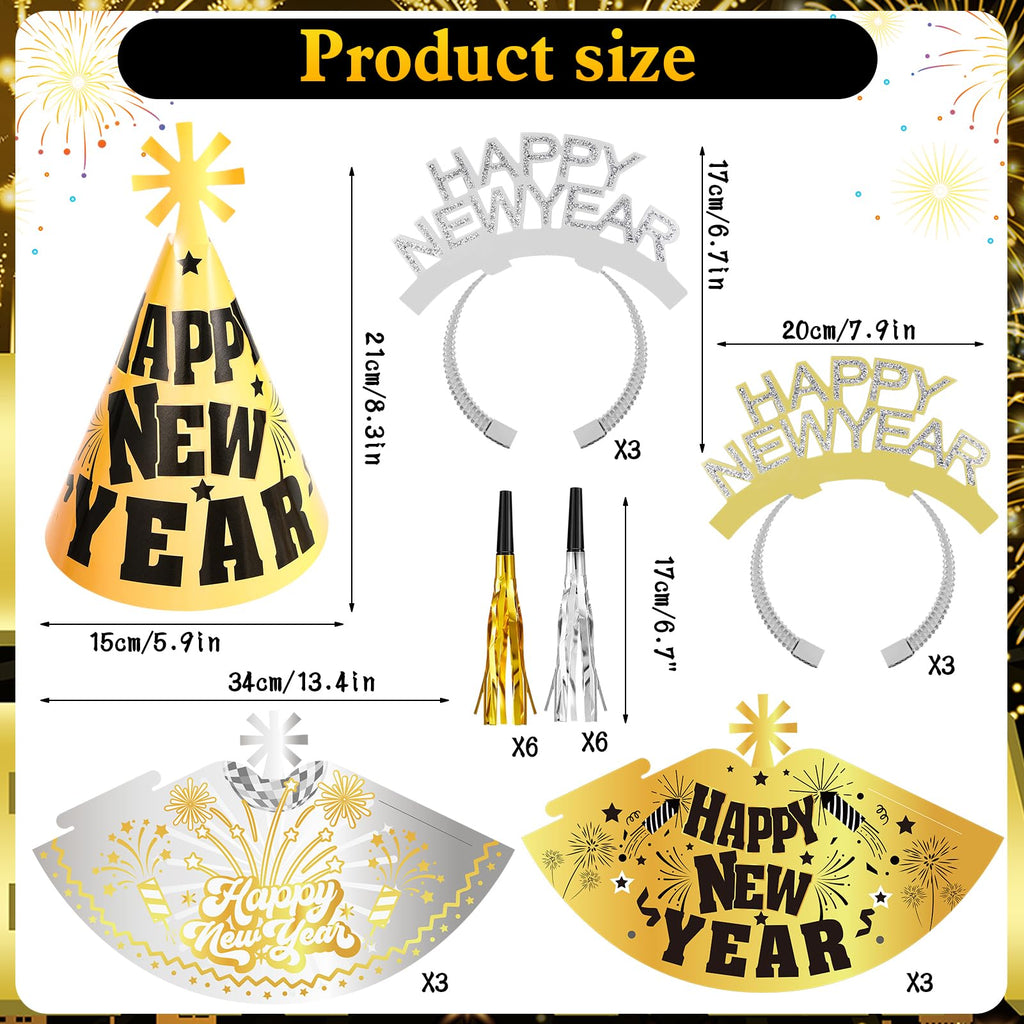 36-Piece New Year Party Favor Set
