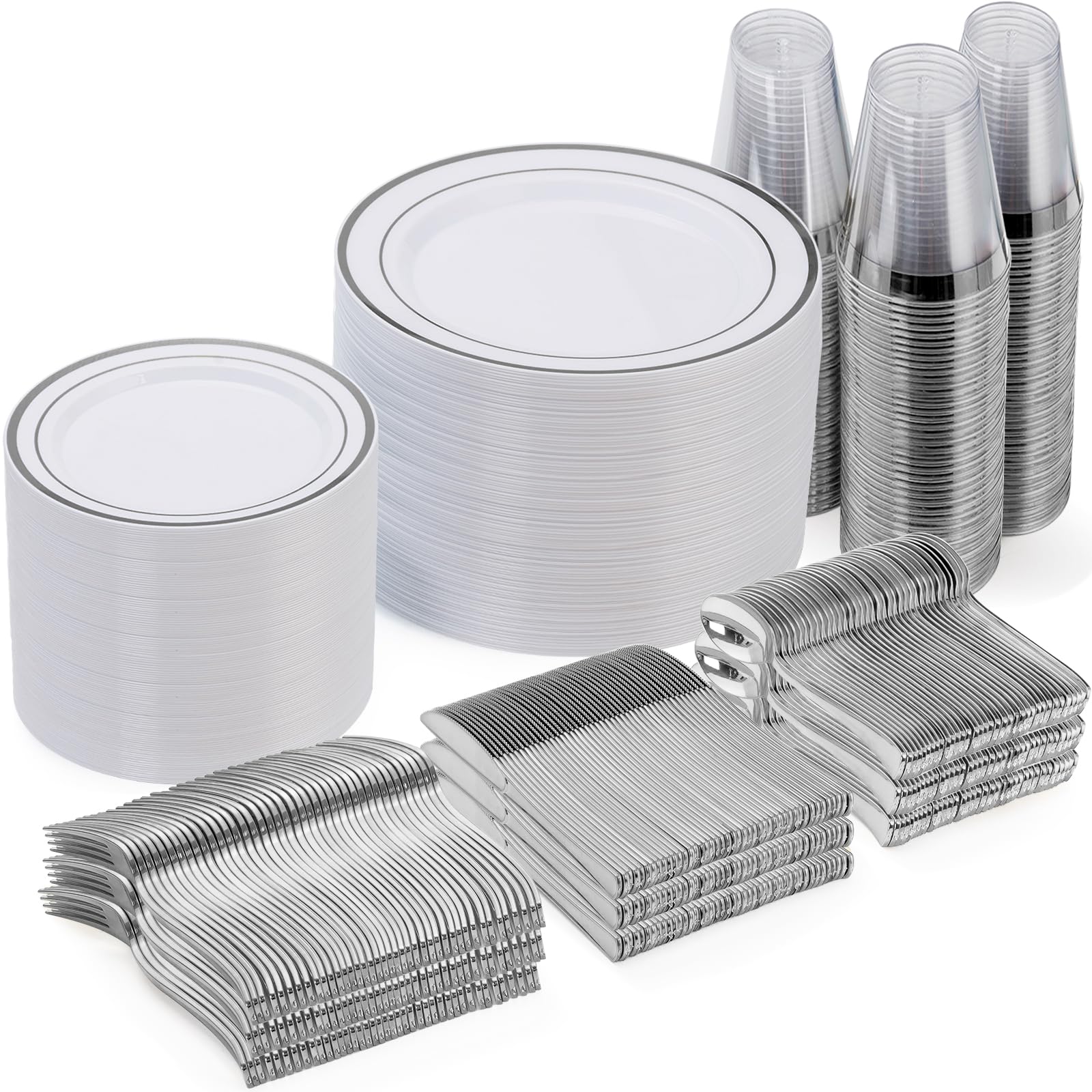 Goodluck 150 300 600 Plastic Dinnerware Set