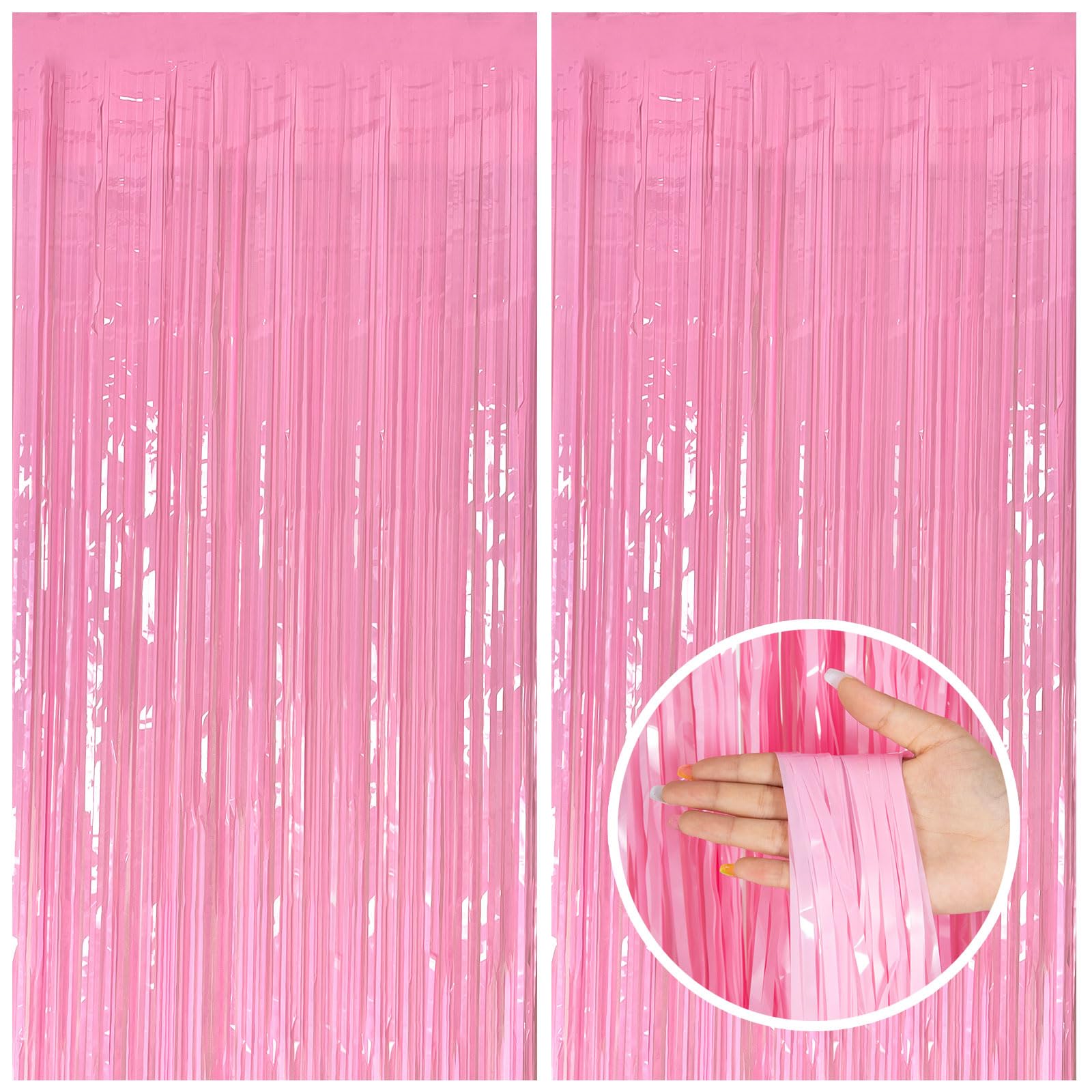 Foil Fringe Backdrop Curtain