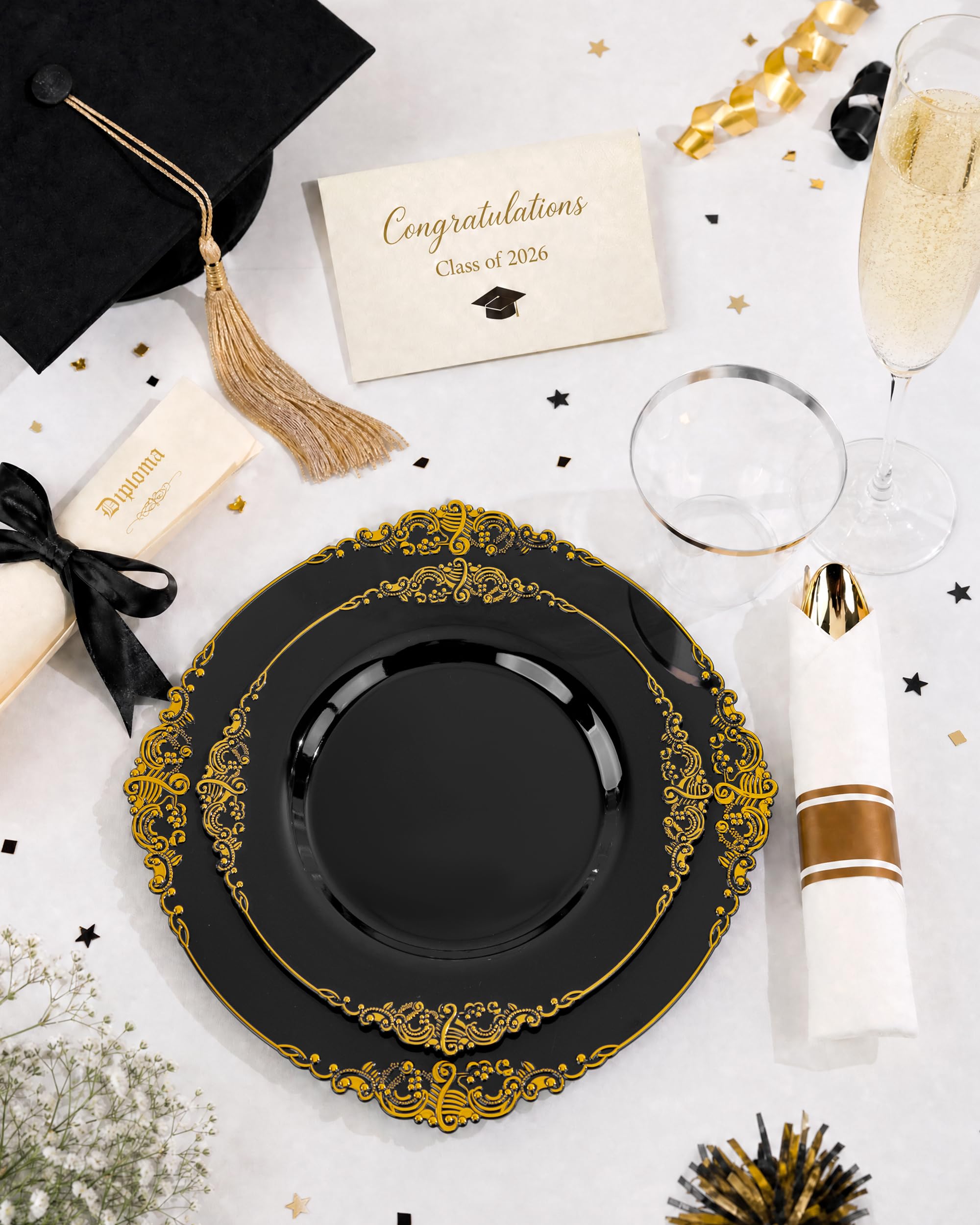 350-Piece Disposable Dinnerware Set