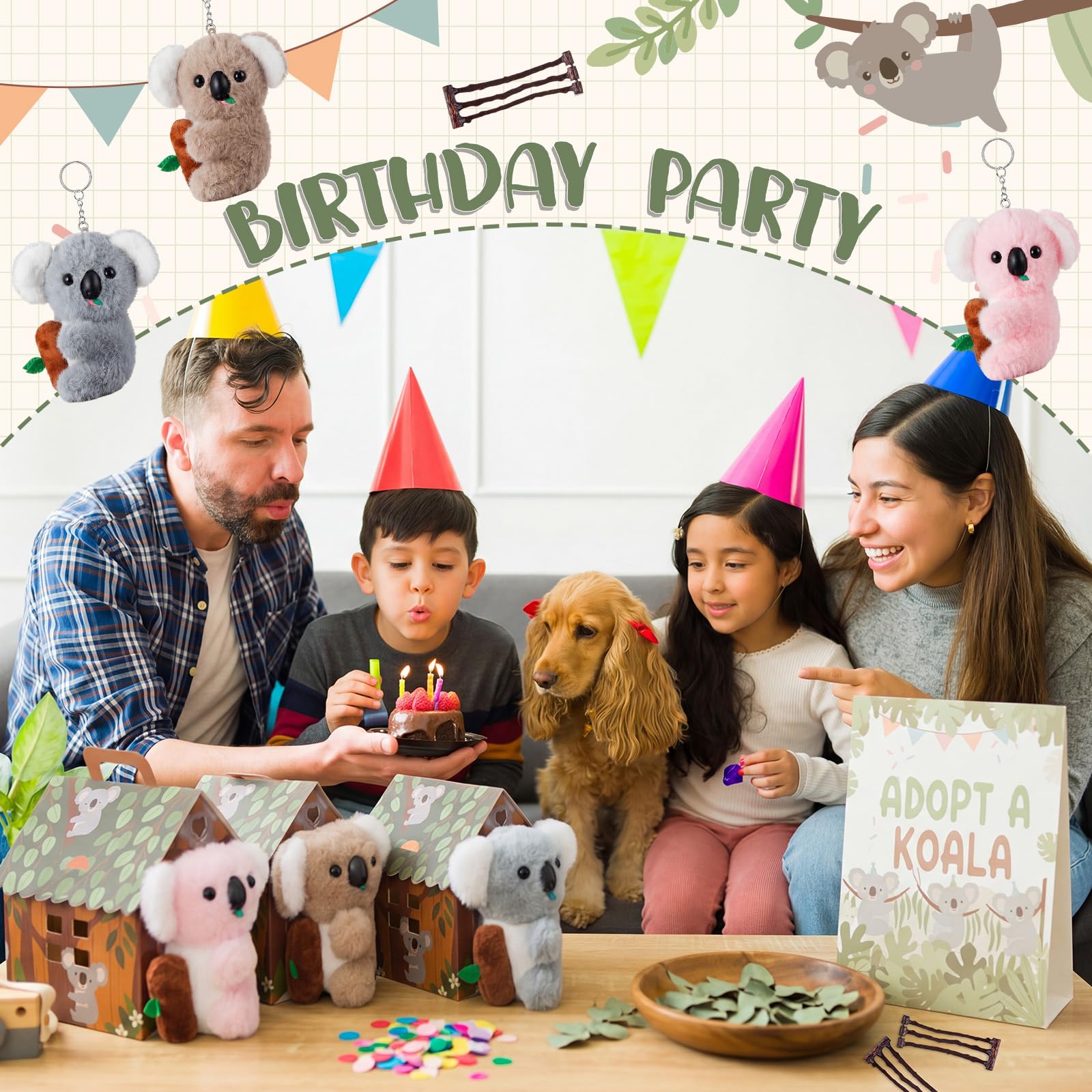 81-Piece Adopt a Pet Party Favor Set