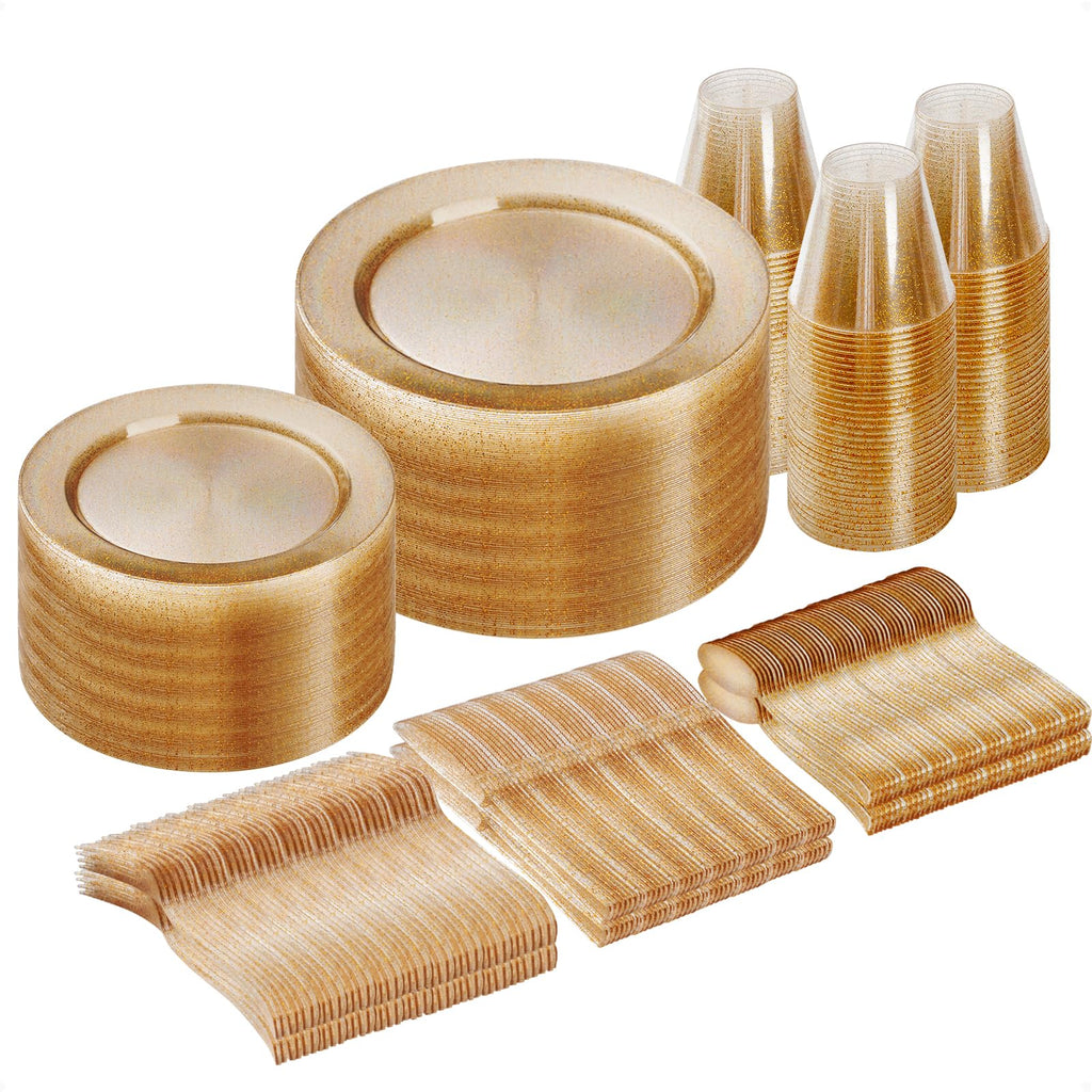 Goodluck 150 300 600 Plastic Dinnerware Set