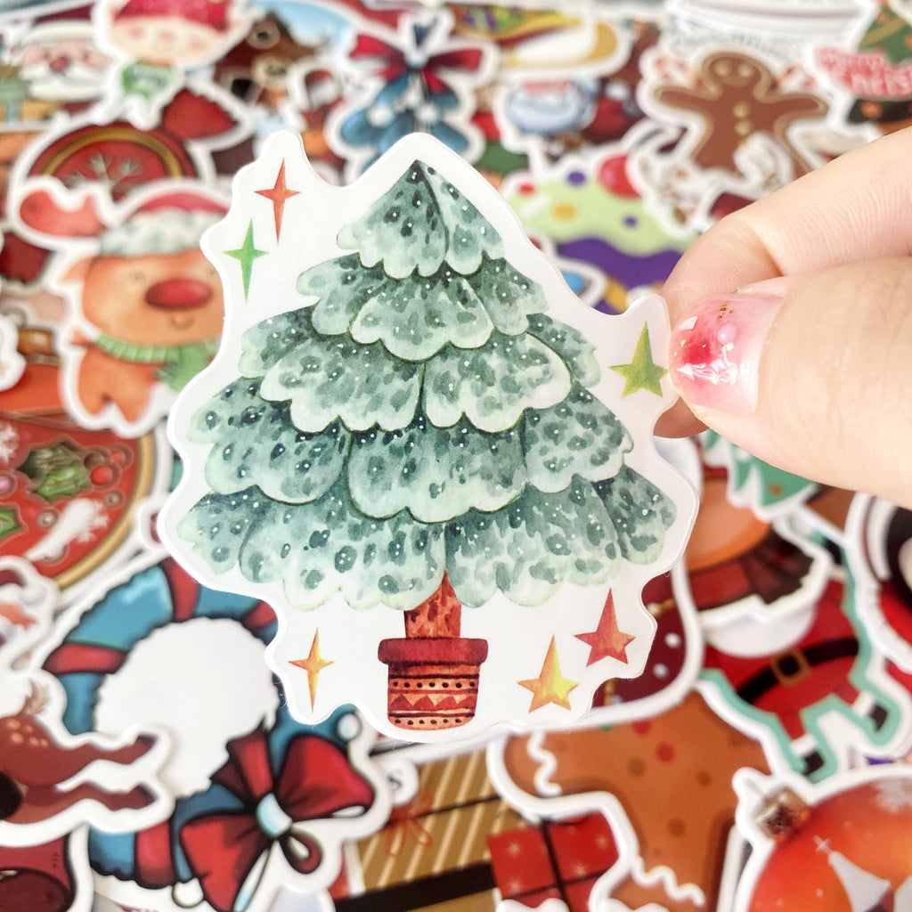 AOWDIAO Holiday Themed Stickers for Water Bottles