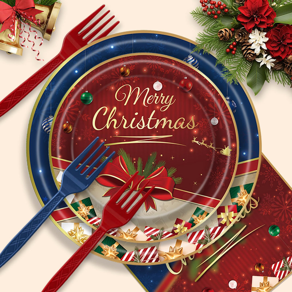 122-Piece Christmas Tableware Set