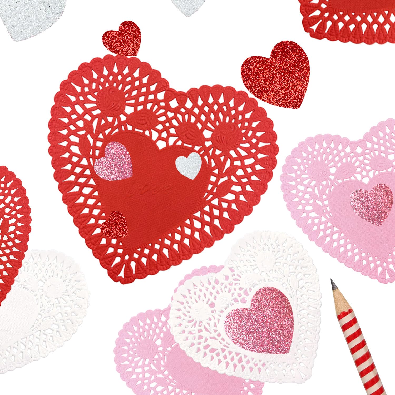 256-Piece Valentine’s Day Craft Set