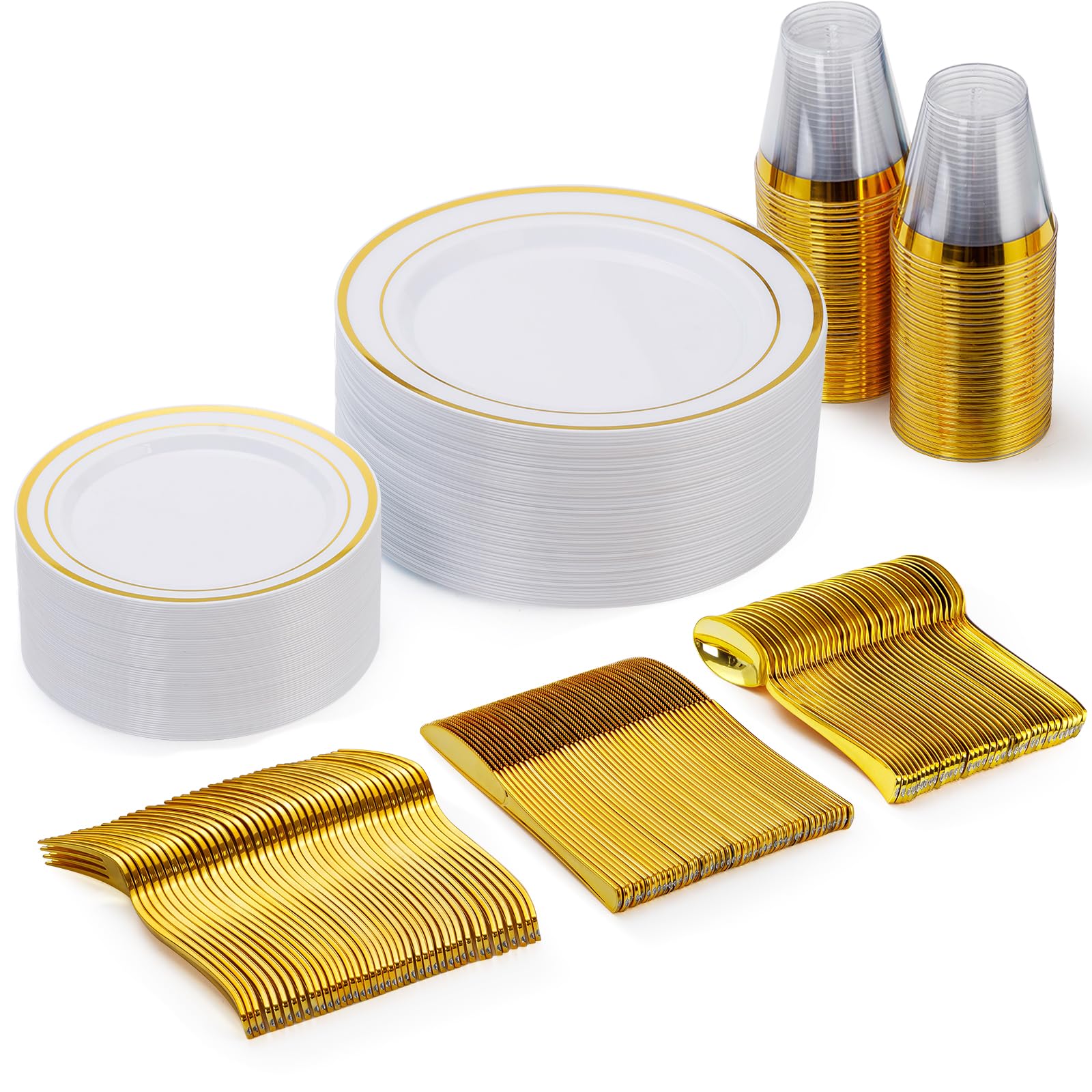 Goodluck 150 300 600 Plastic Dinnerware Set