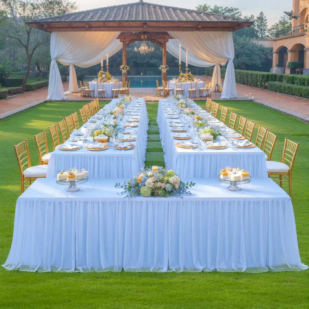 Tulle Tablecloth with Tutu Skirt
