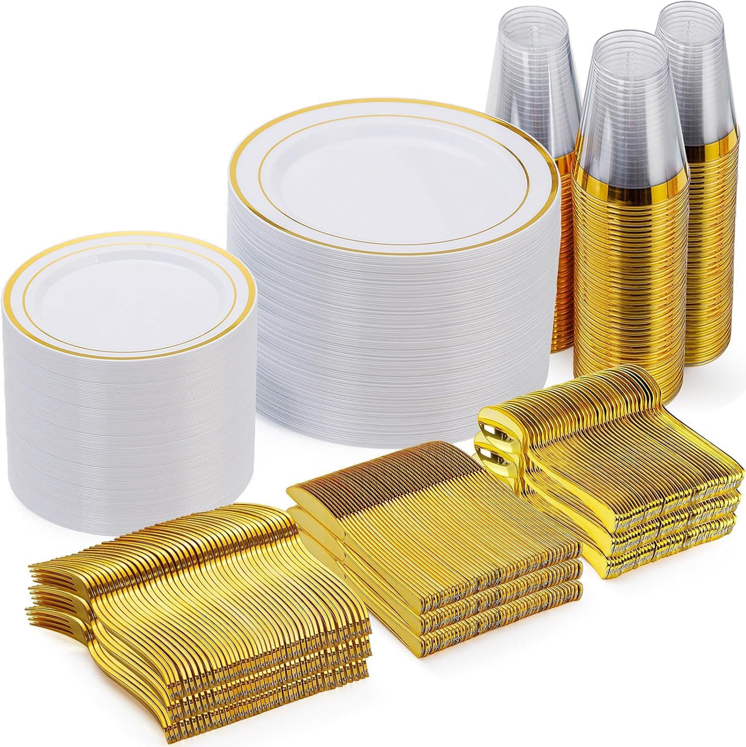Goodluck 150 300 600 Plastic Dinnerware Set
