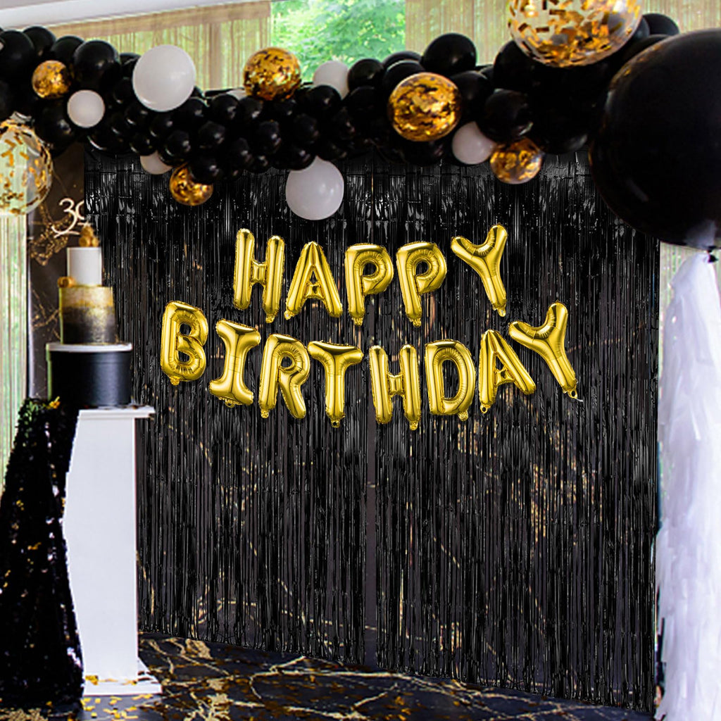 Foil Fringe Backdrop Curtain