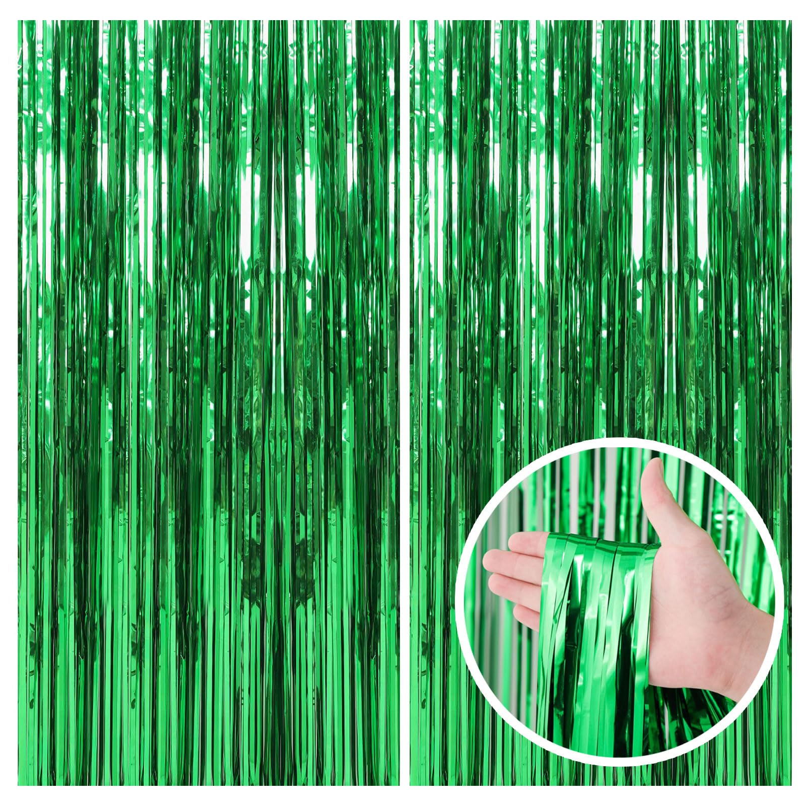 Foil Fringe Backdrop Curtain