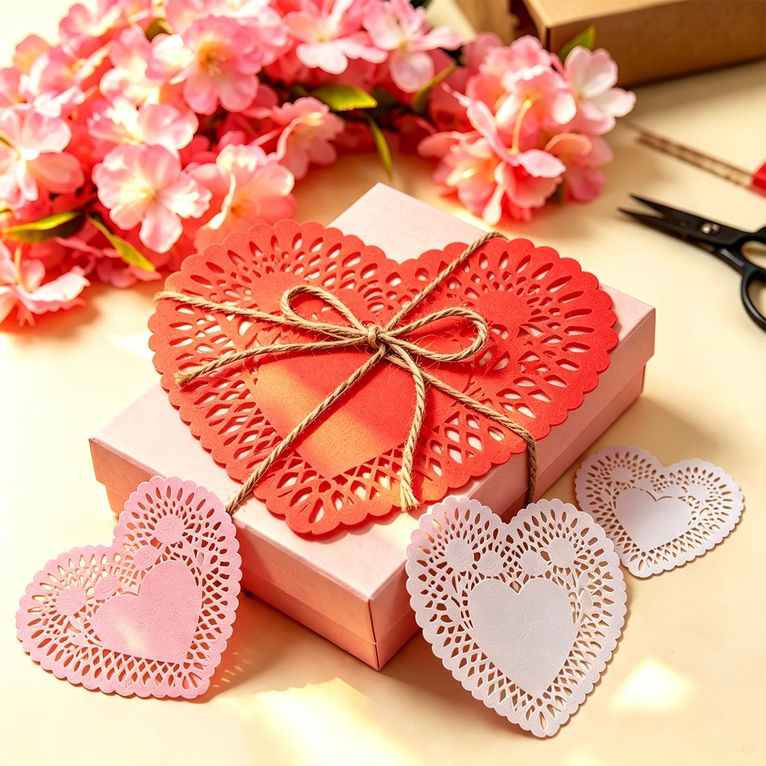 Heart Shaped Paper Doilies