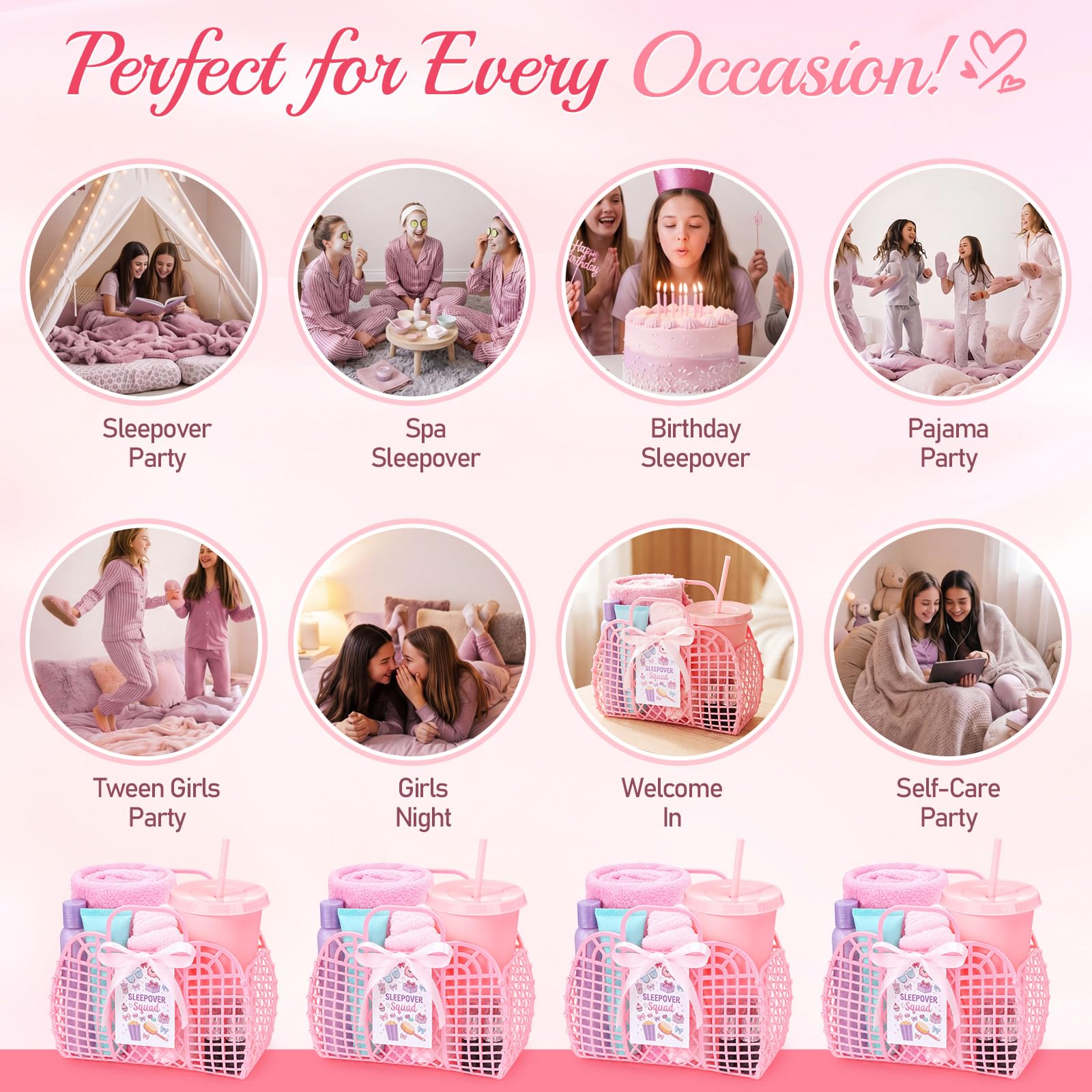 6-Piece Sleepover Party Favor Set
