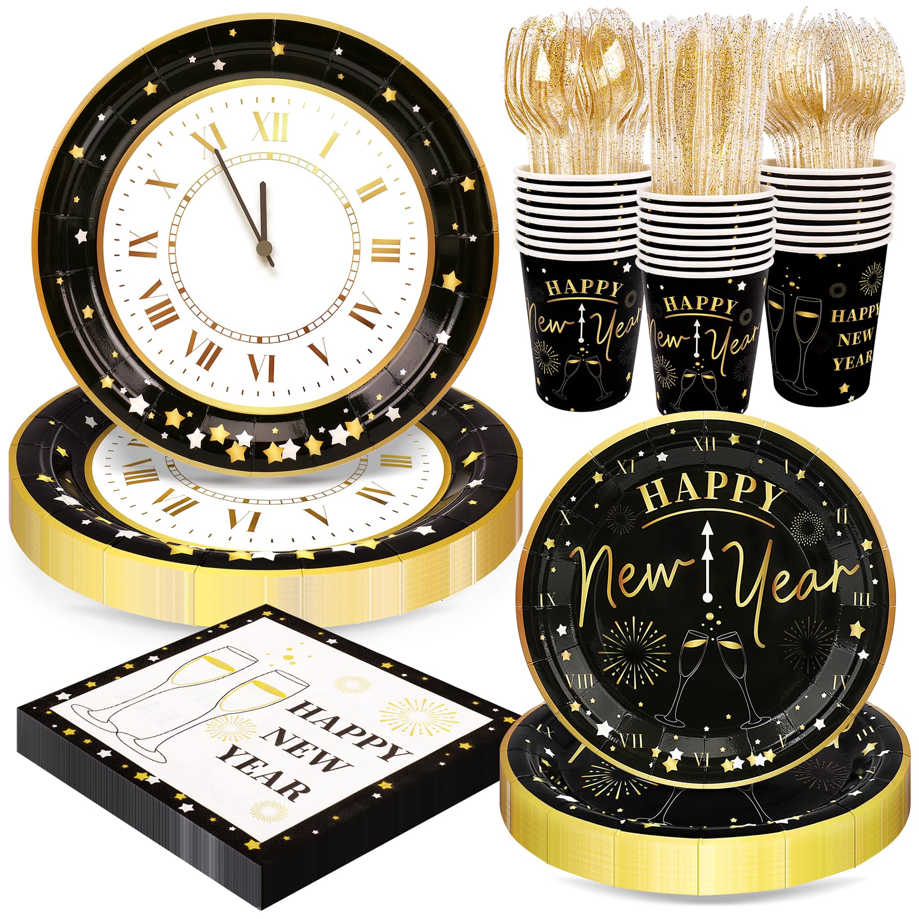 Christmas & New Year Party Plates