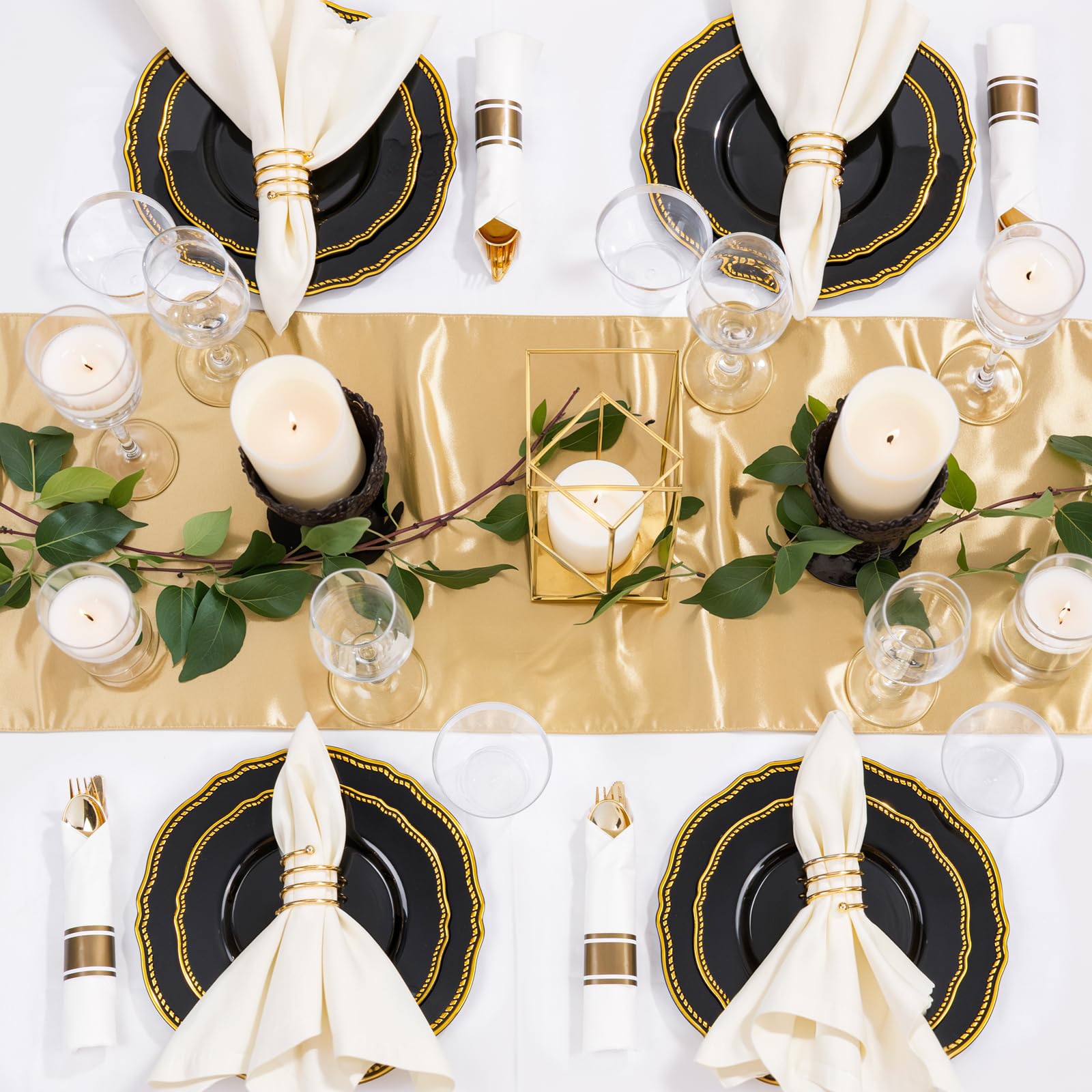 Hioasis Plastic Sets Disposable - Plastic Plates Set