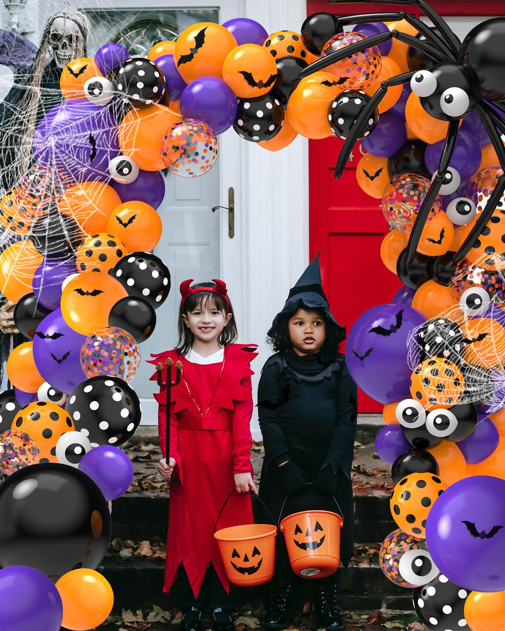 126-Piece Halloween Balloon Arch Kit