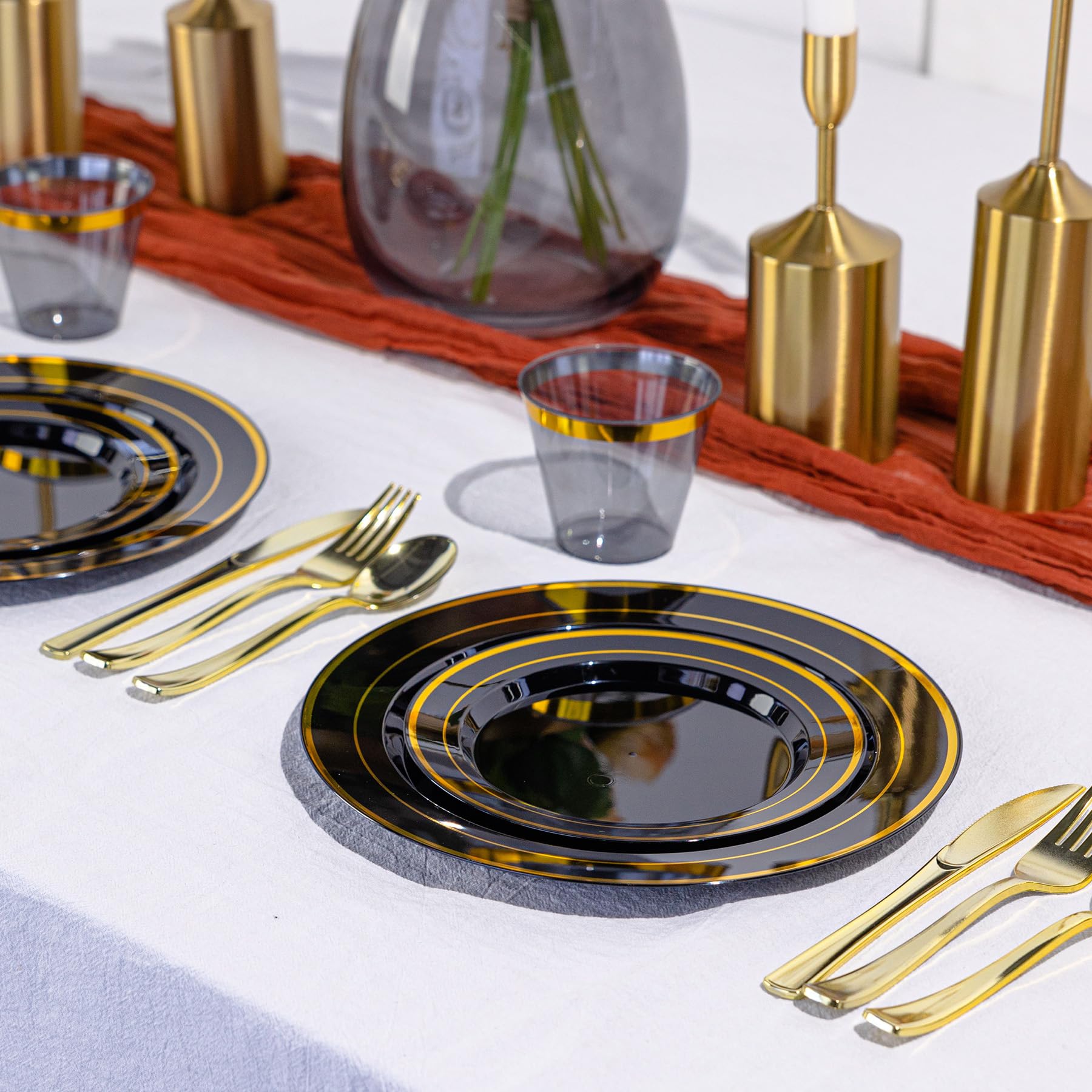 Disposable Plastic Dinnerware Set