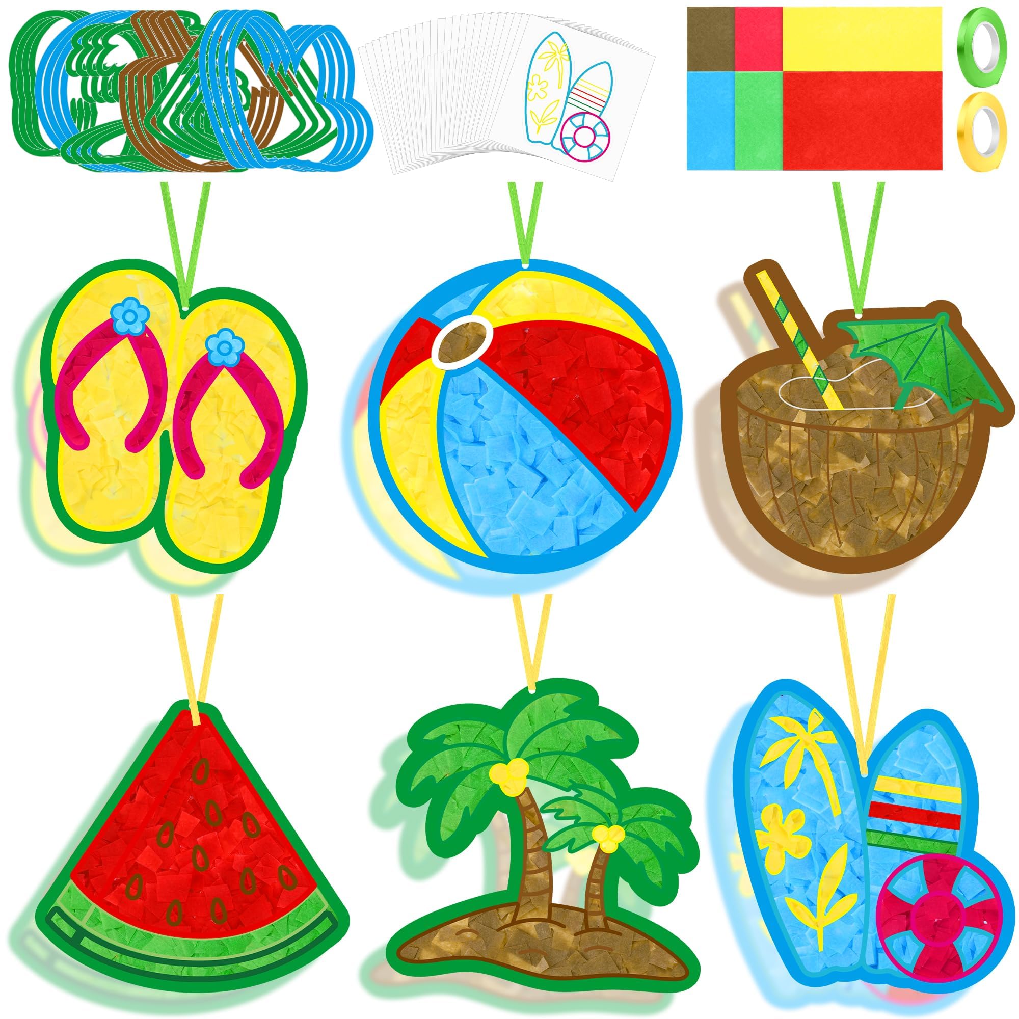 24-Piece DIY Suncatcher Craft Kit