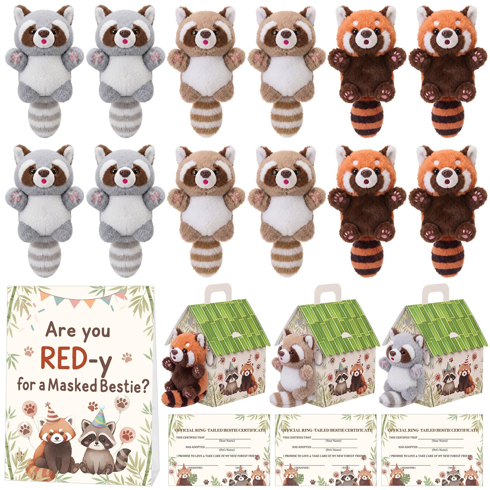 81-Piece Adopt a Pet Party Favor Set