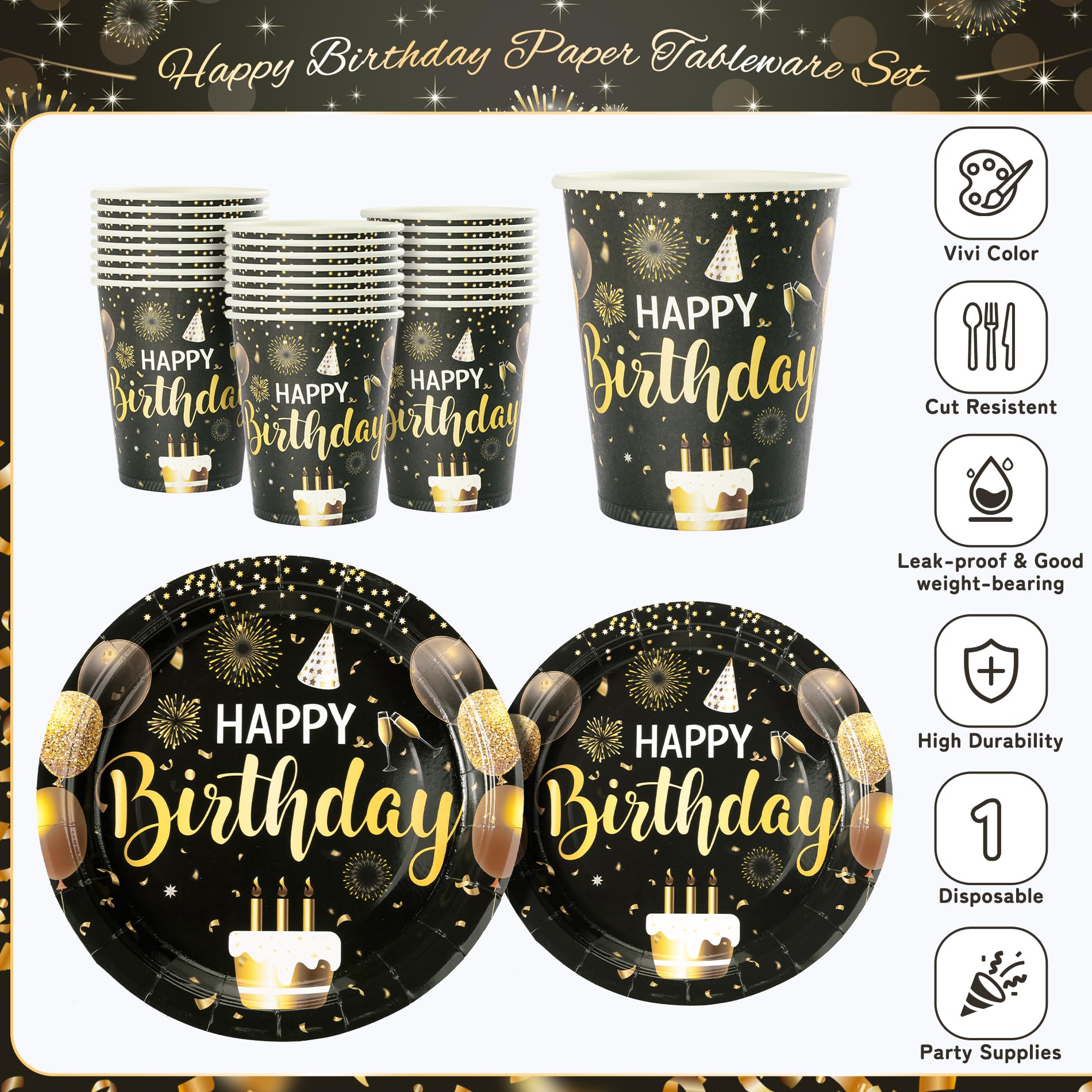 Birthday Party Tableware Set