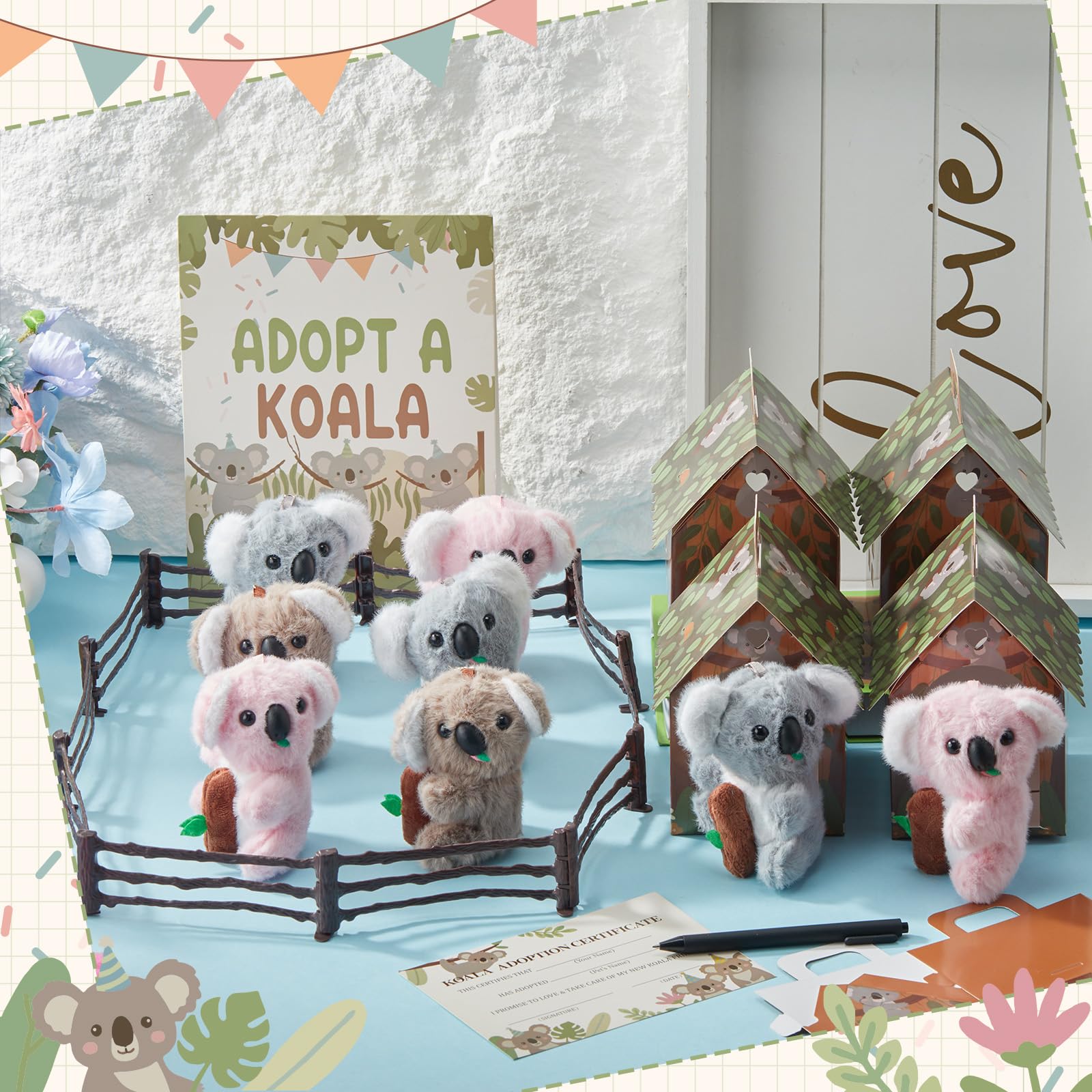 81-Piece Adopt a Pet Party Favor Set