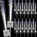 White LED Fiber Optic Glow Wands