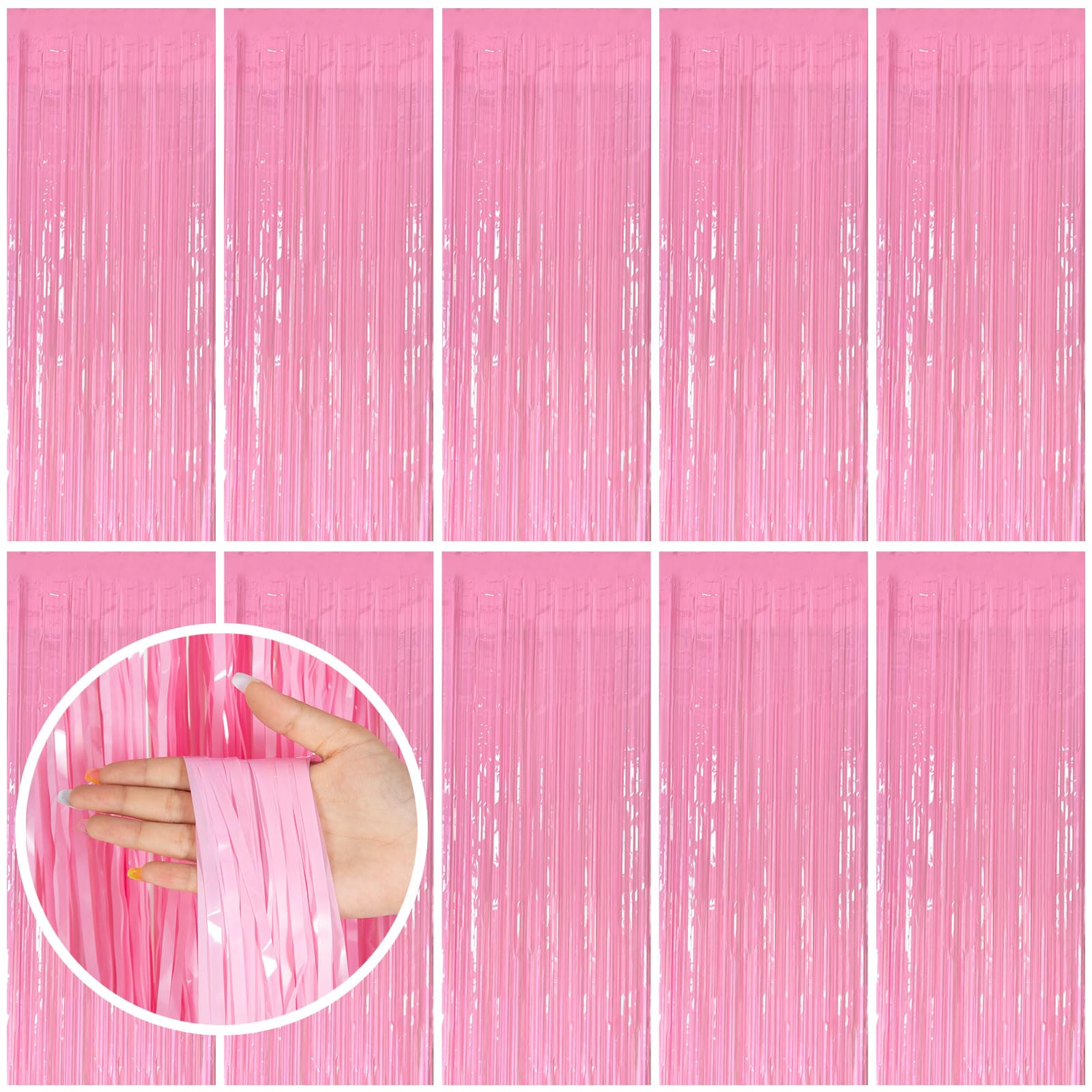 Foil Fringe Backdrop Curtain