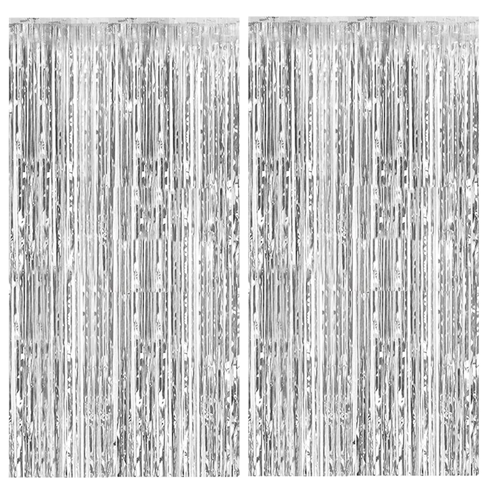 Foil Fringe Backdrop Curtain