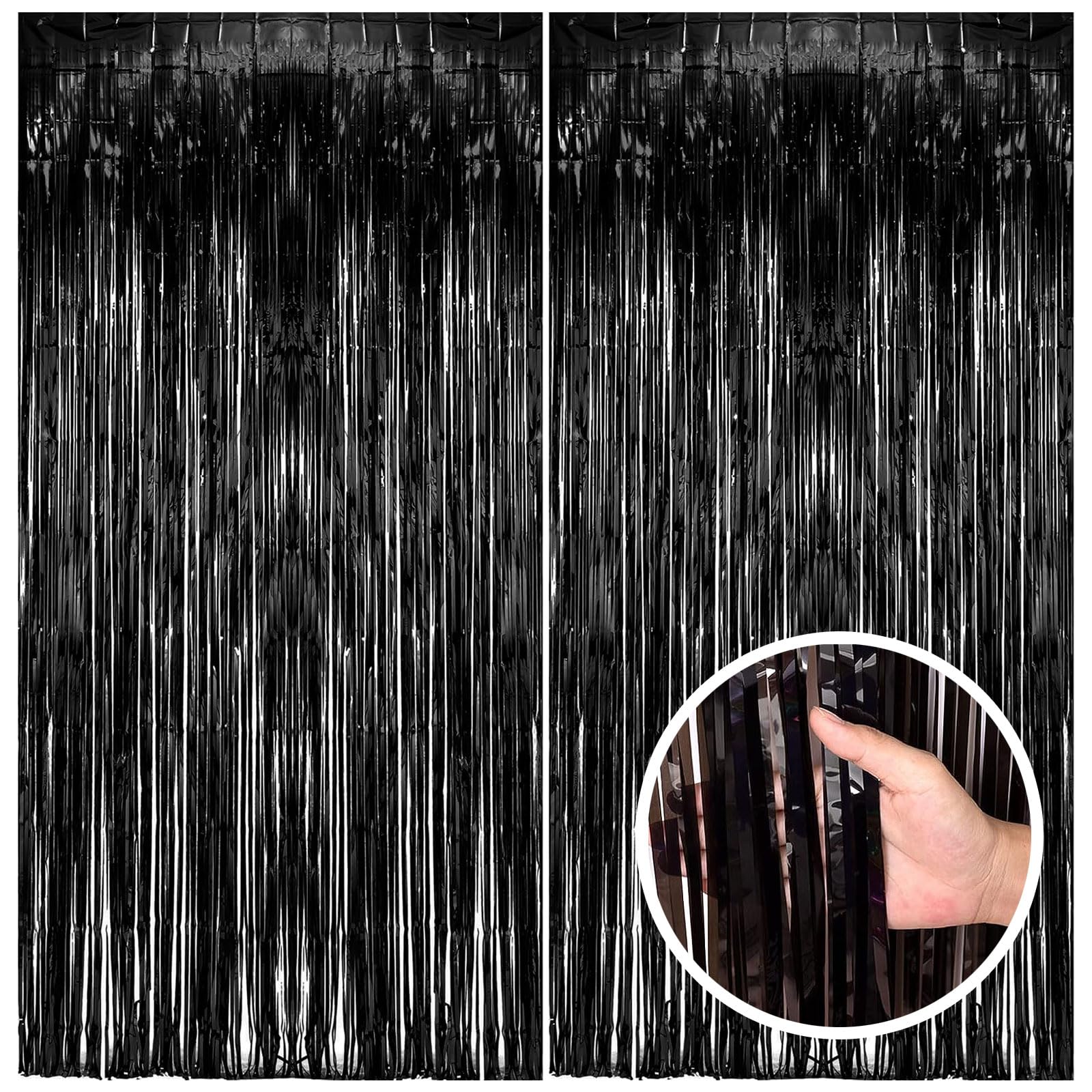 Foil Fringe Backdrop Curtain
