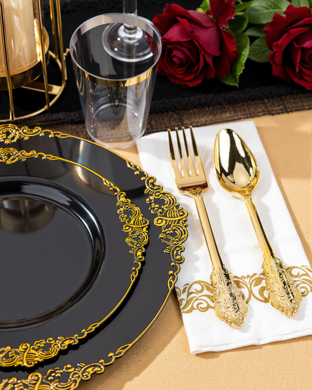 350-Piece Disposable Dinnerware Set