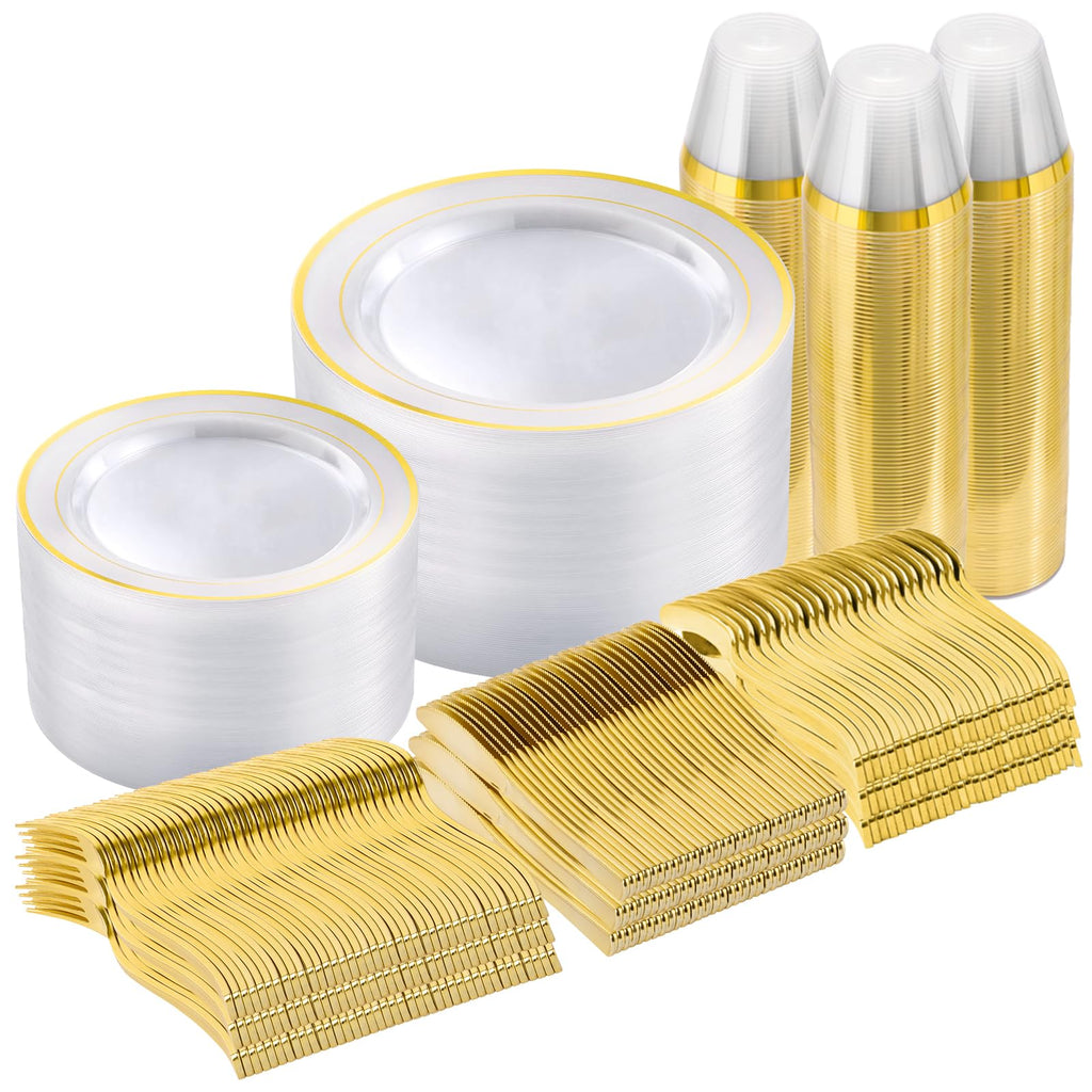Goodluck 150 300 600 Plastic Dinnerware Set