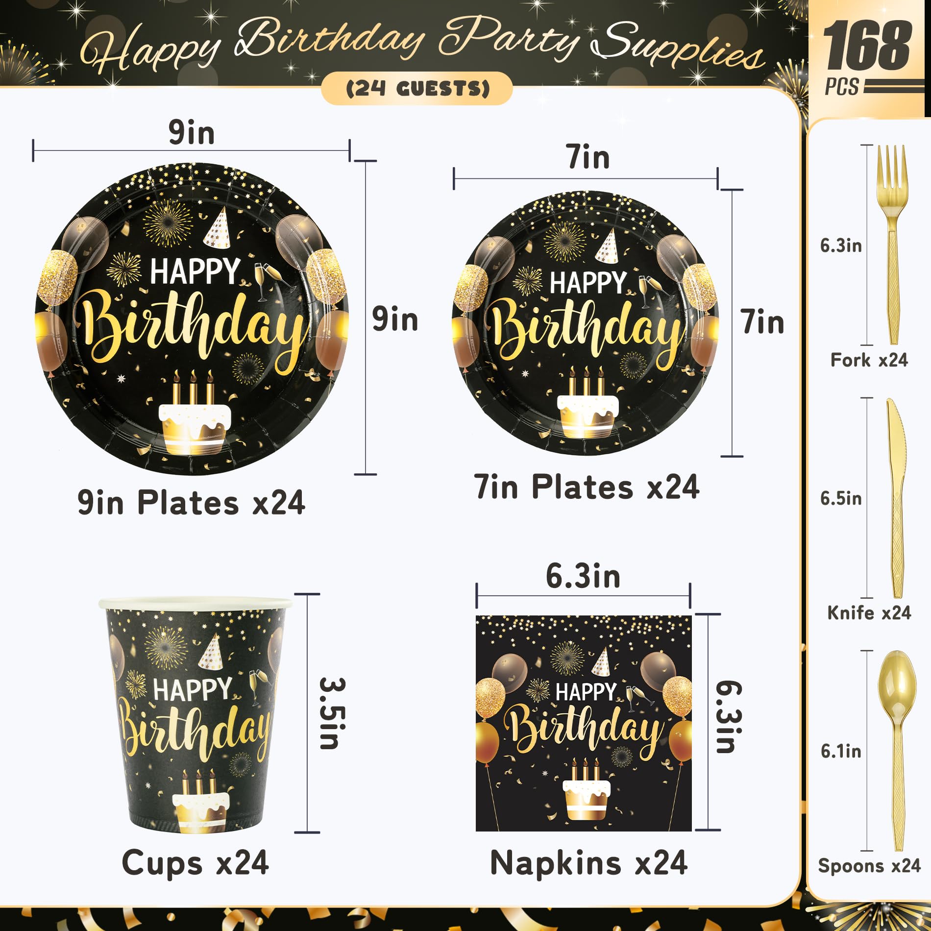 Birthday Party Tableware Set
