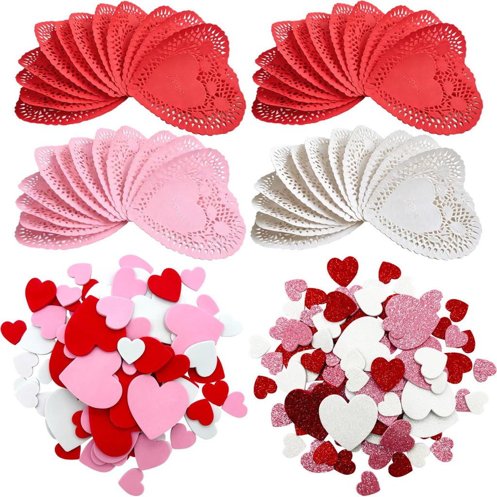 256-Piece Valentine’s Day Craft Set