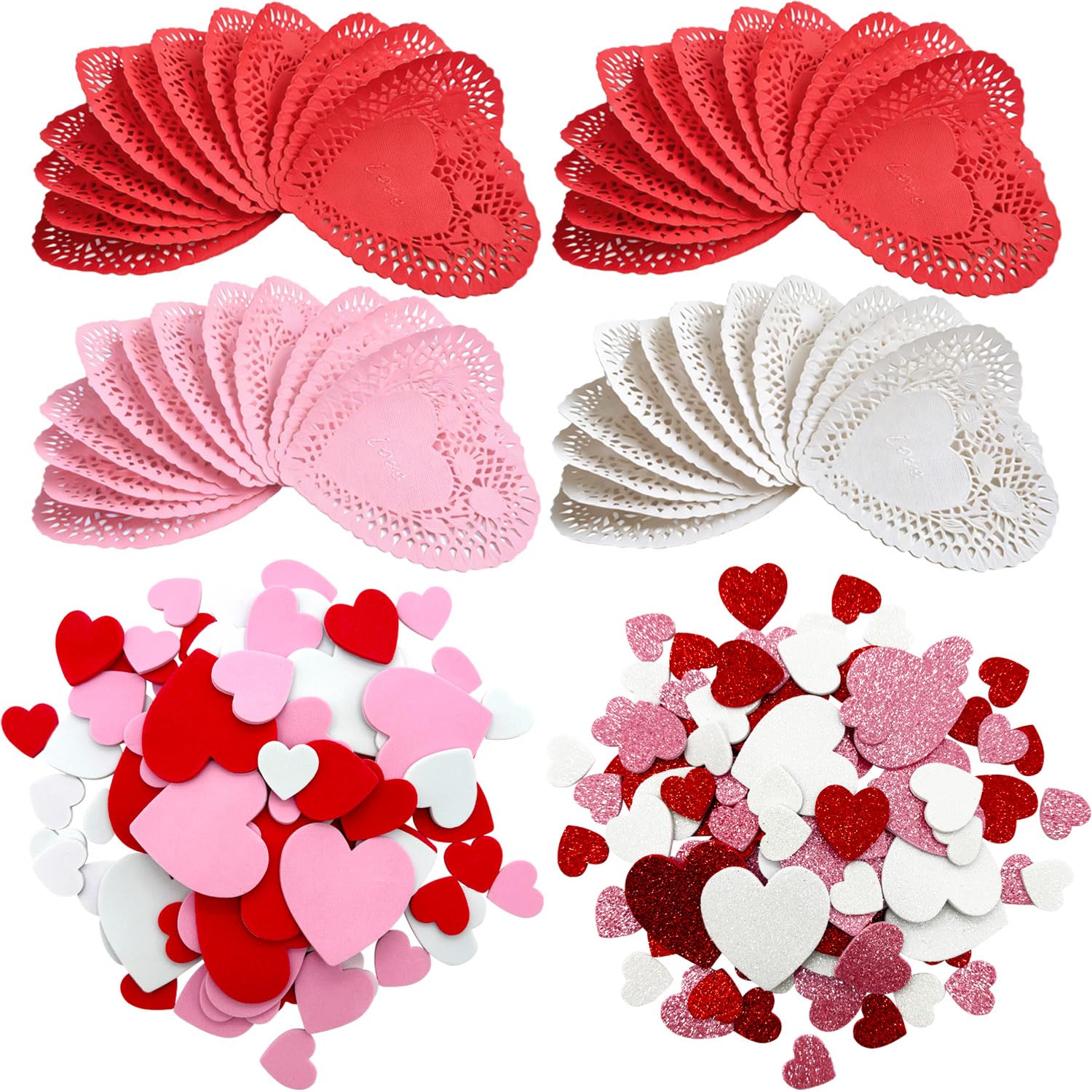 256-Piece Valentine’s Day Craft Set
