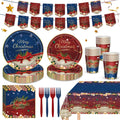 122-Piece Christmas Tableware Set