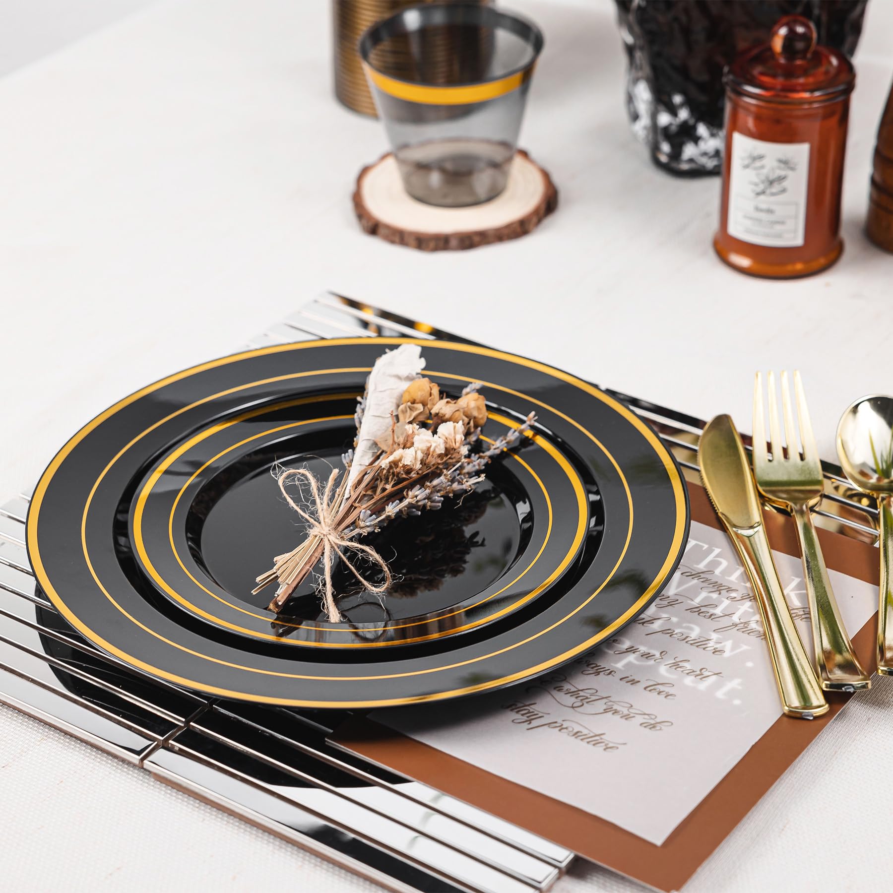 Disposable Plastic Dinnerware Set