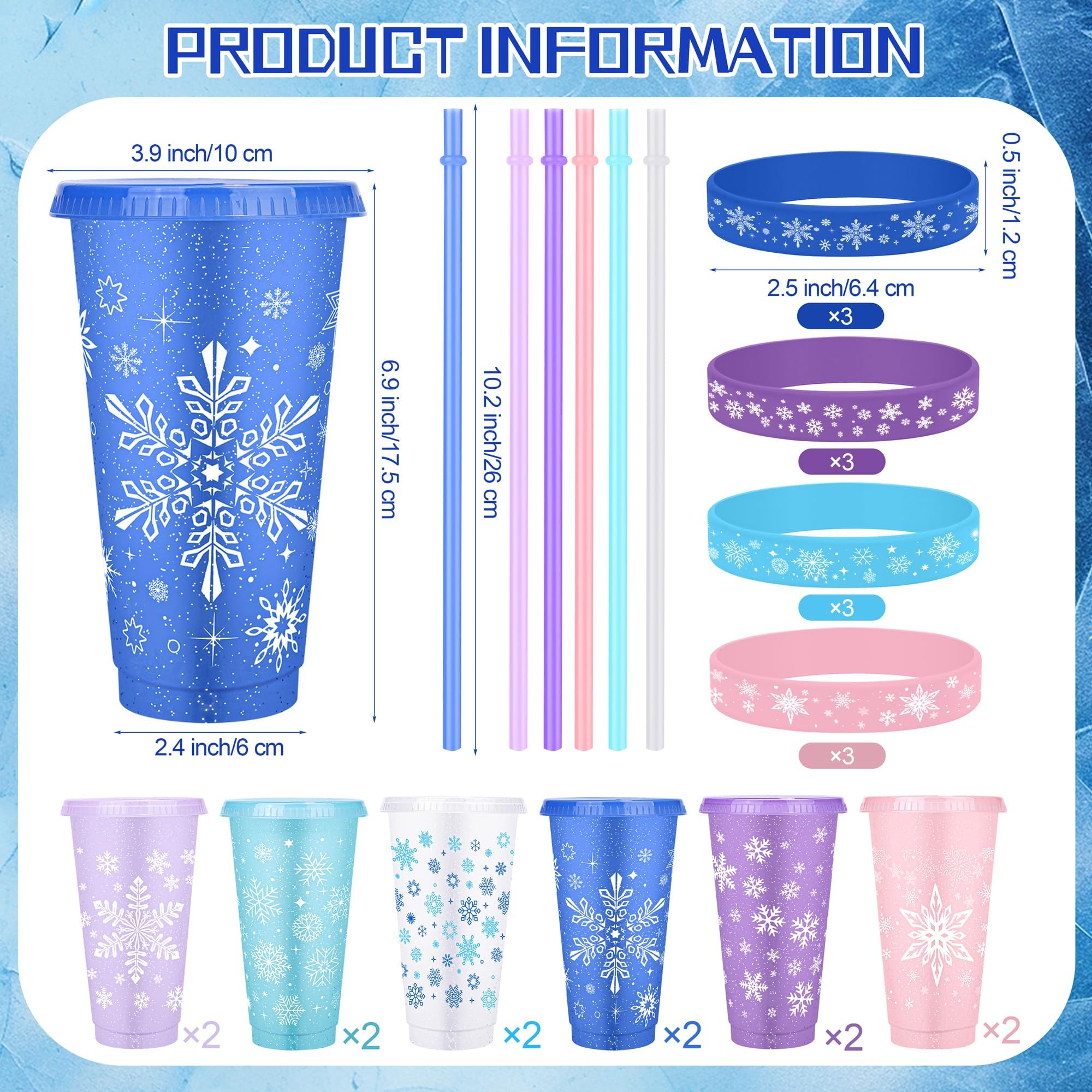 Snowflake Party Favor Cups