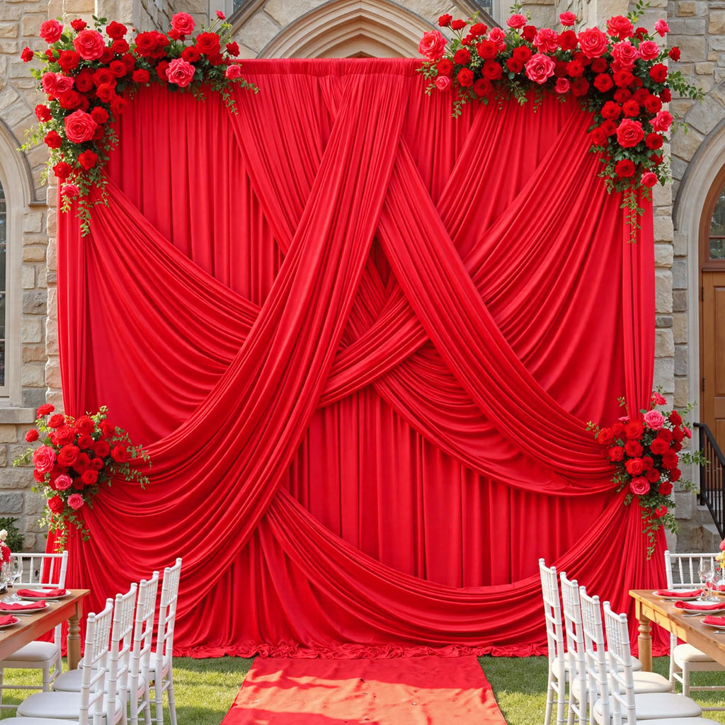 12 ft Backdrop Curtains for Weddings, Birthdays and Photos