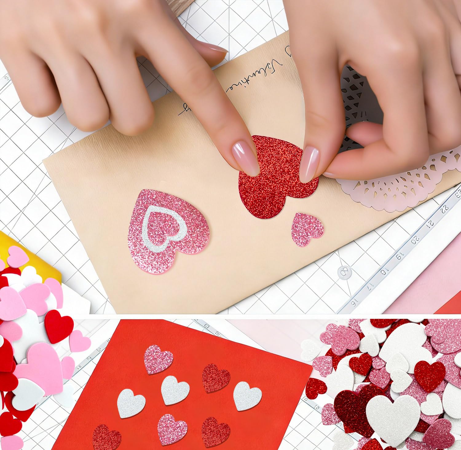 256-Piece Valentine’s Day Craft Set