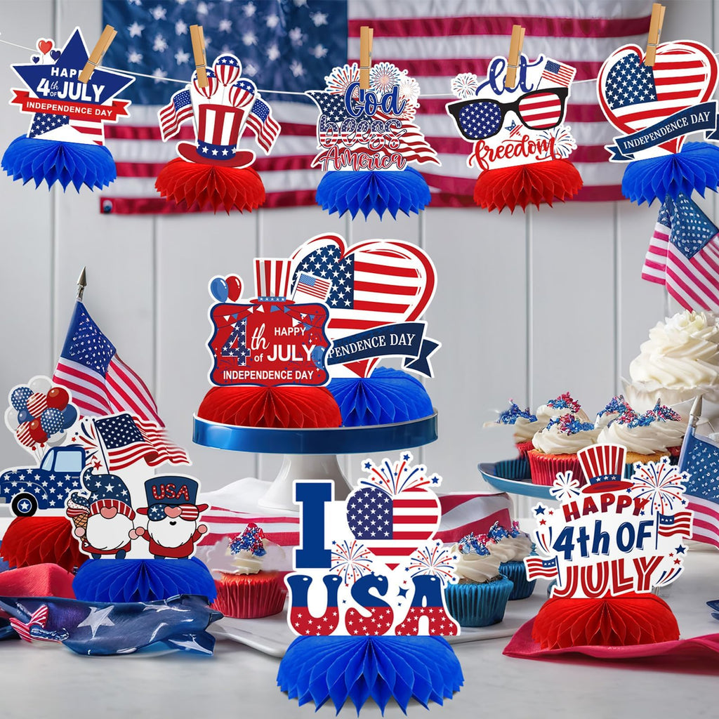 10-Piece Honeycomb Centerpiece Set