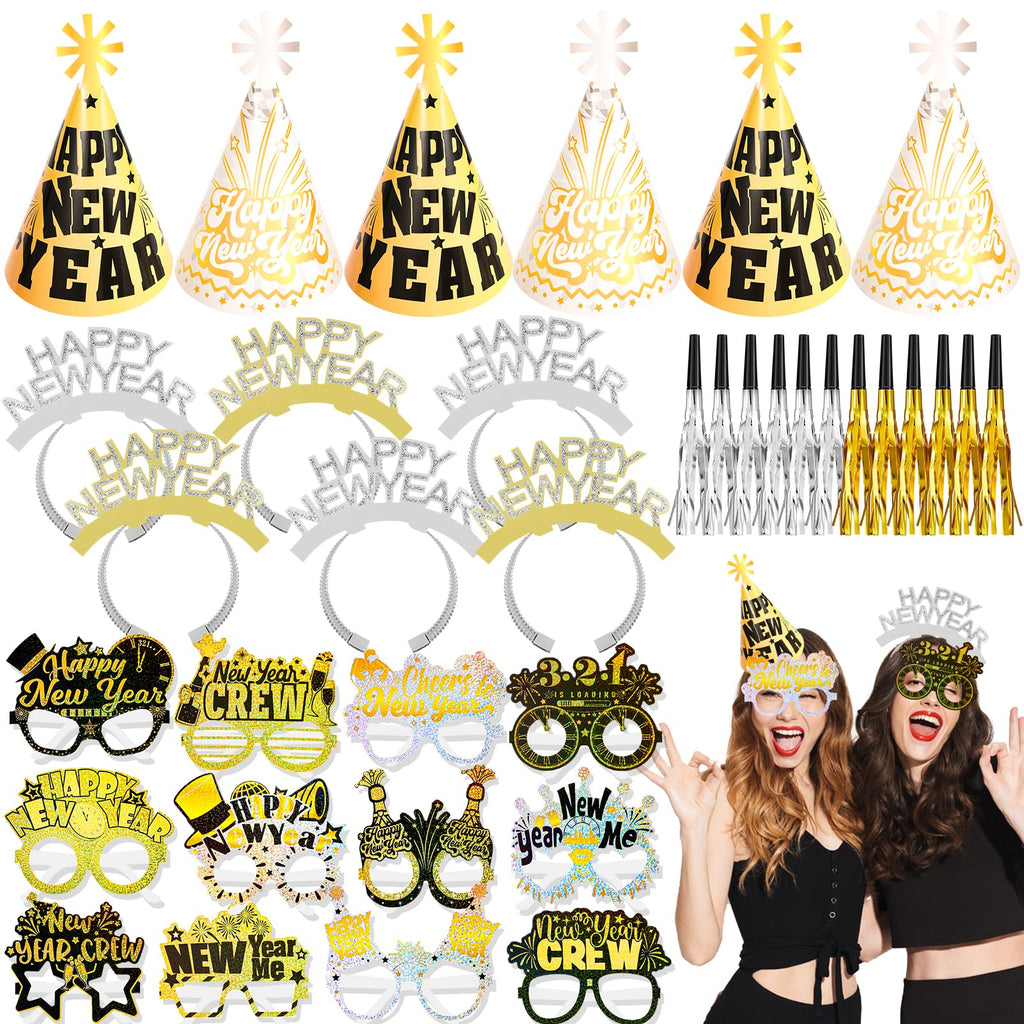 36-Piece New Year Party Favor Set