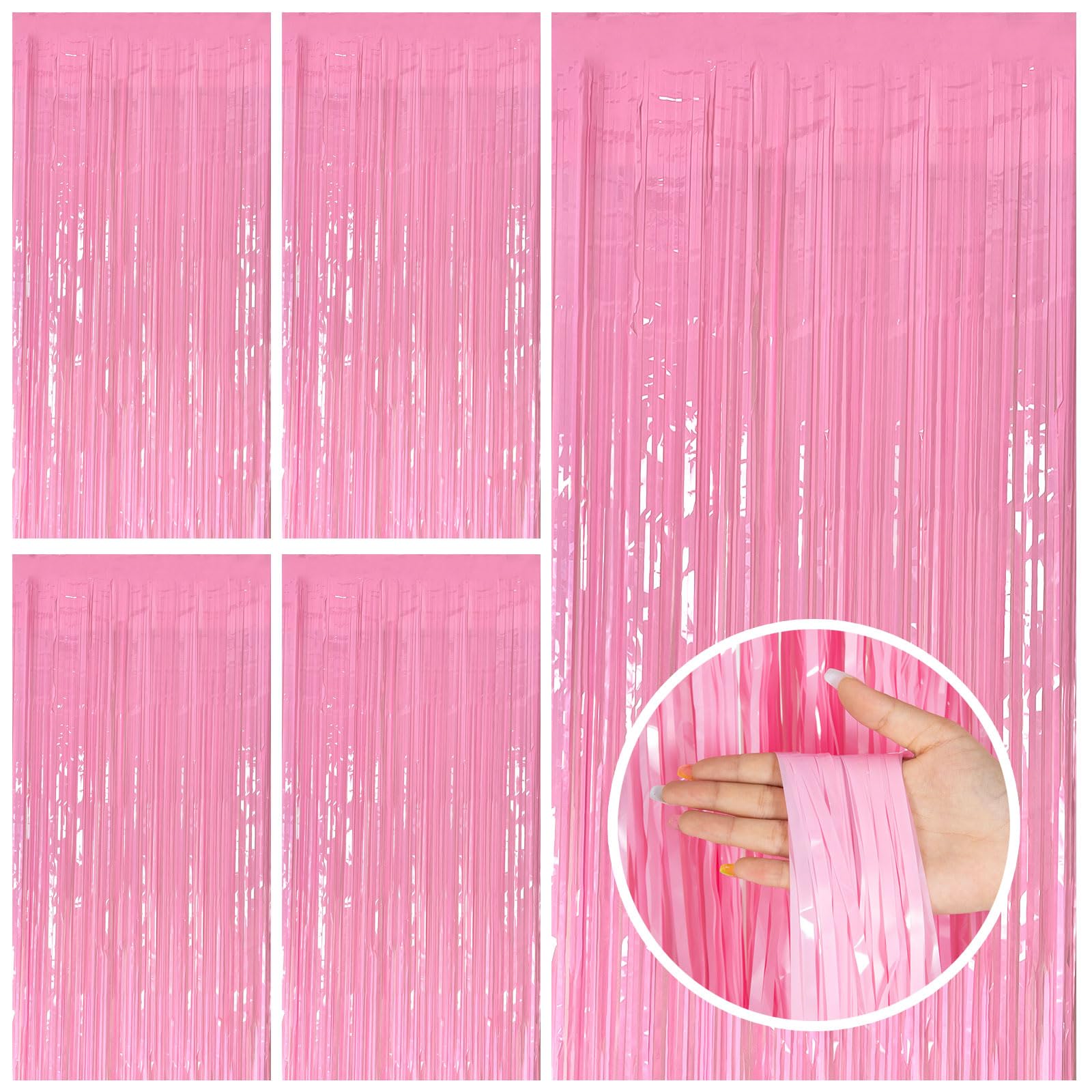 Foil Fringe Backdrop Curtain