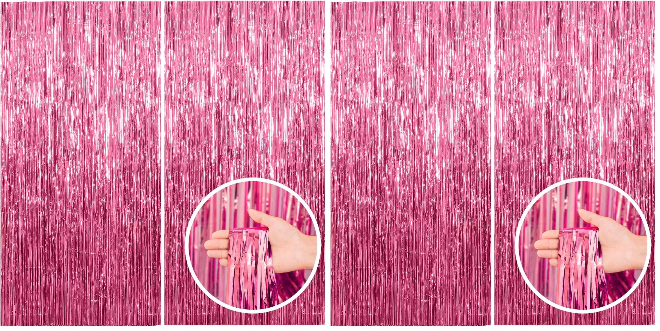 Foil Fringe Backdrop Curtain