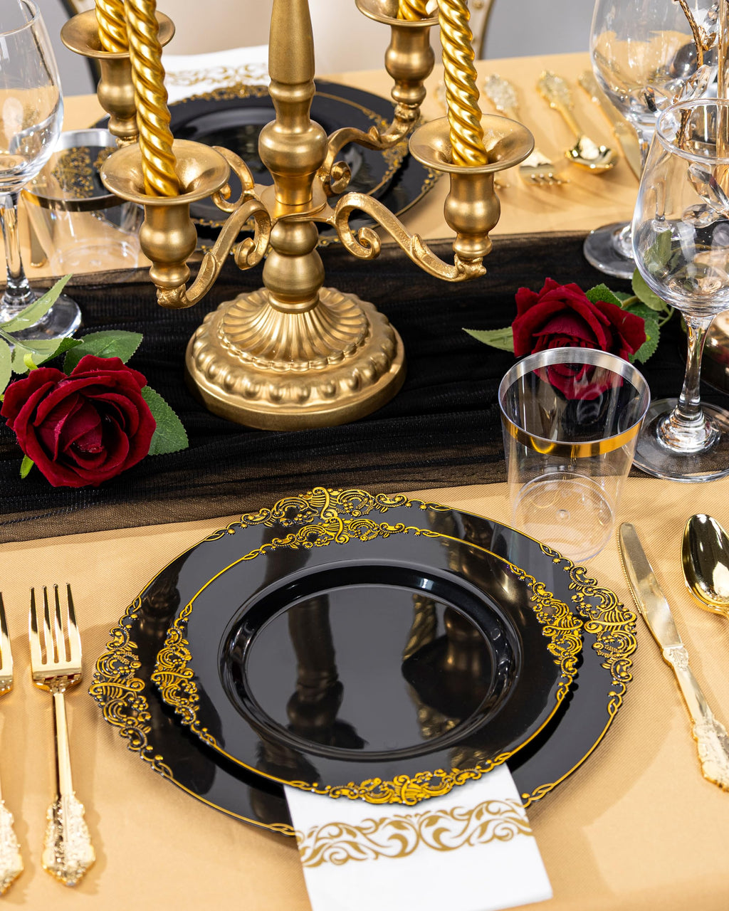 350-Piece Disposable Dinnerware Set