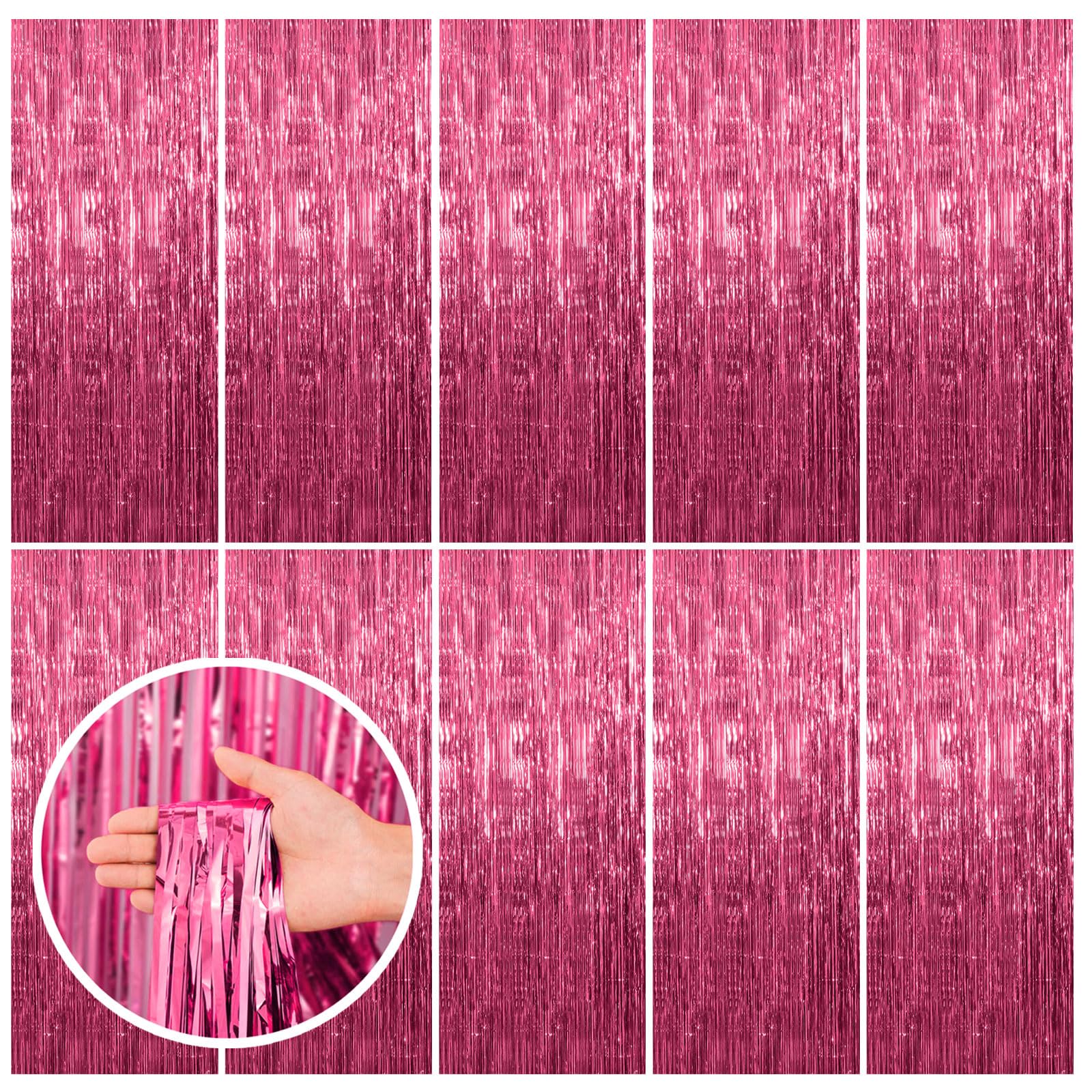Foil Fringe Backdrop Curtain