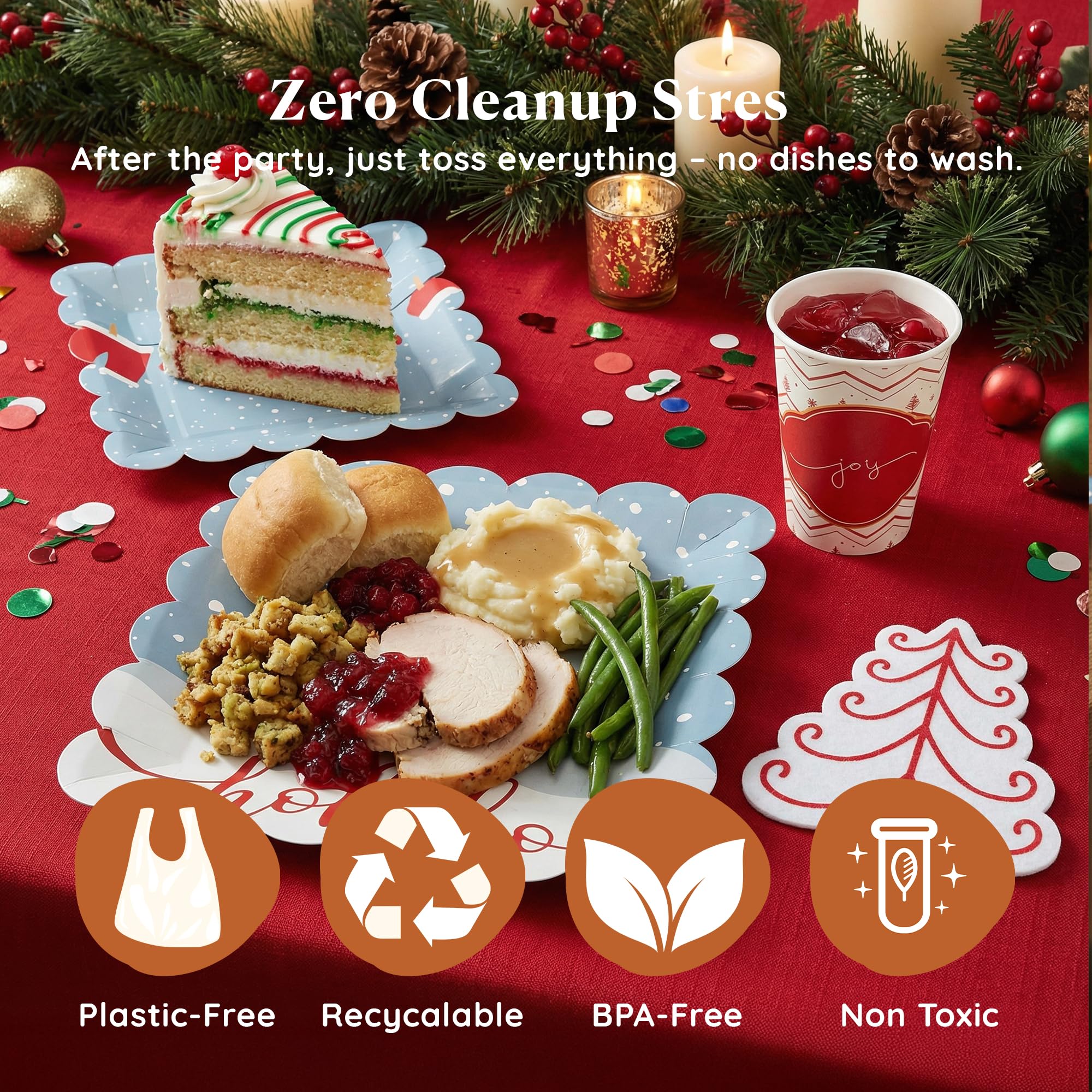 Santa Christmas Tableware Set