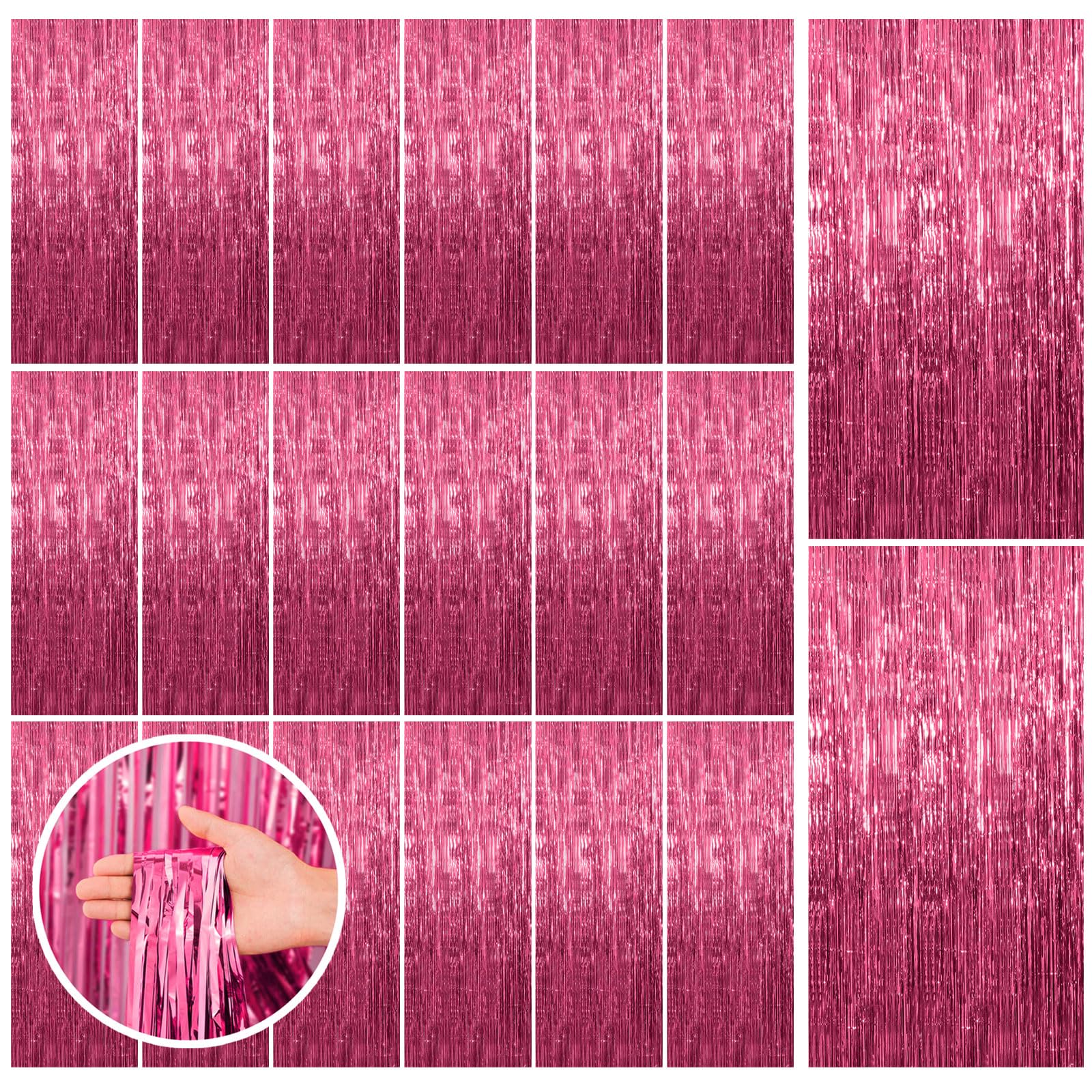 Foil Fringe Backdrop Curtain