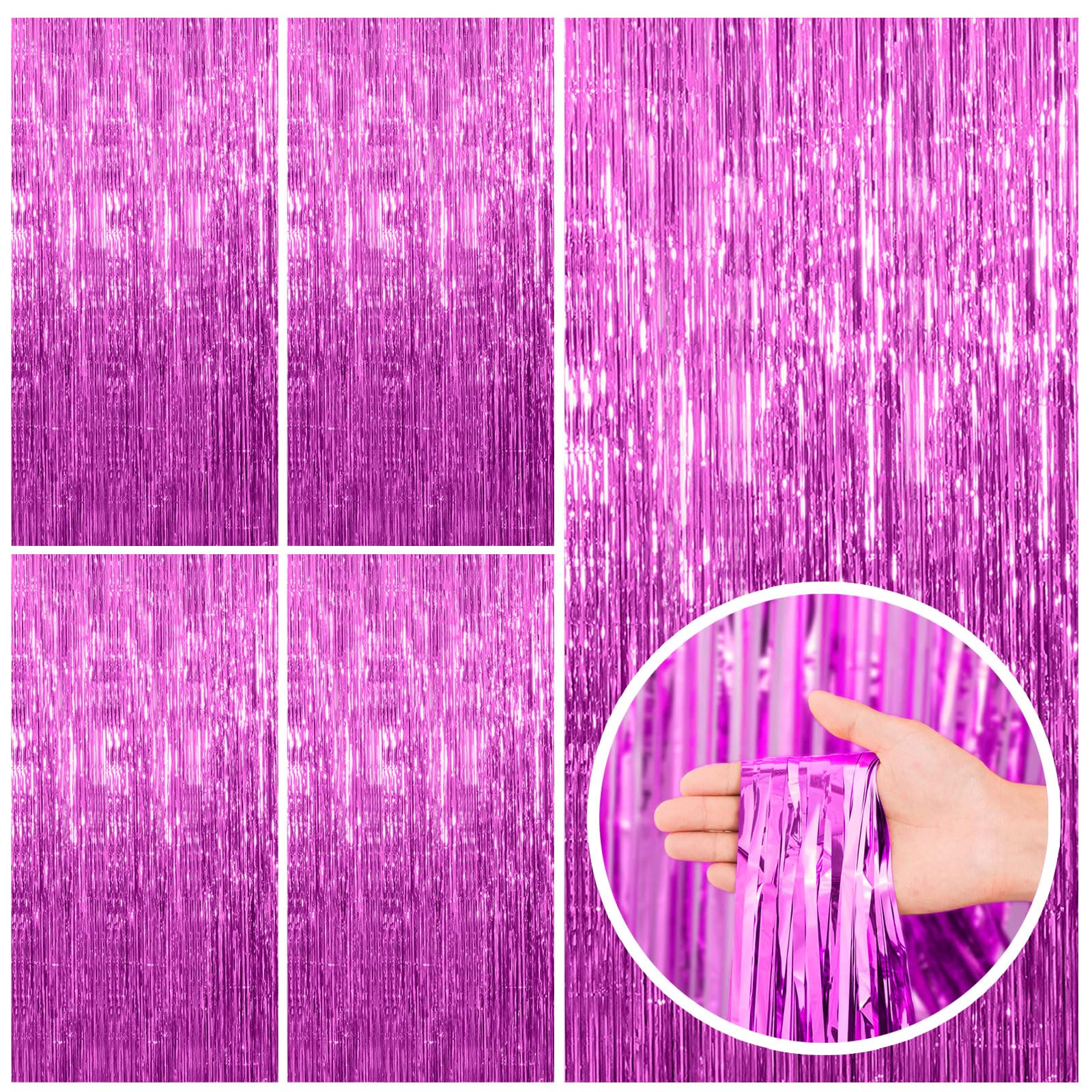 Foil Fringe Backdrop Curtain